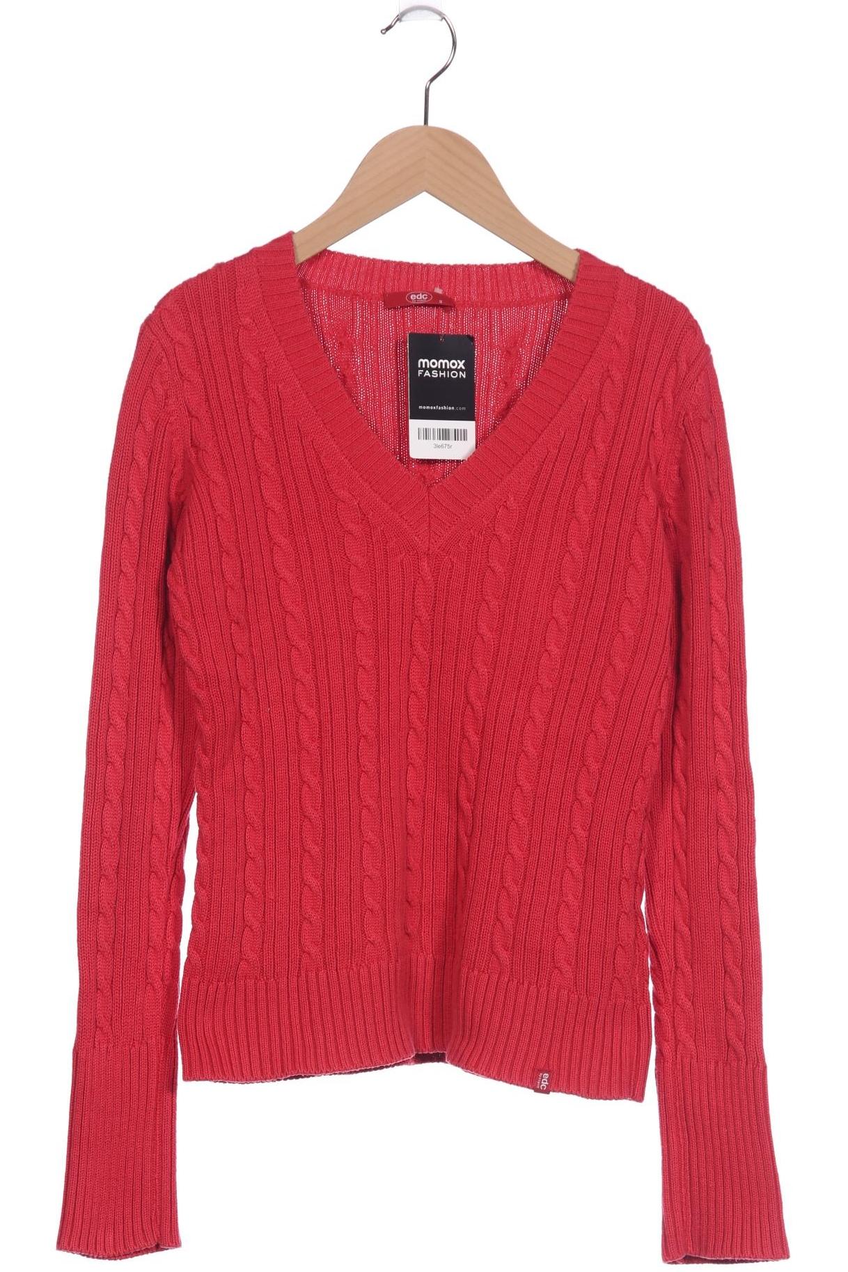 

edc by Esprit Damen Pullover, rot, Gr. 36