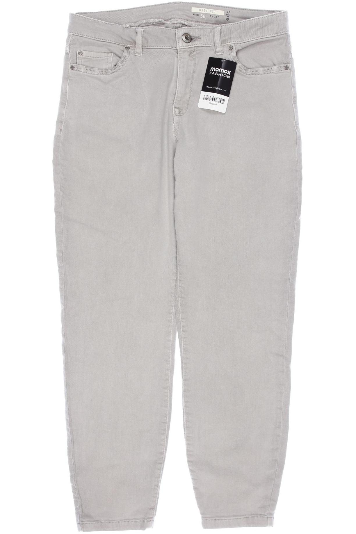 

edc by Esprit Damen Jeans, grau, Gr. 36
