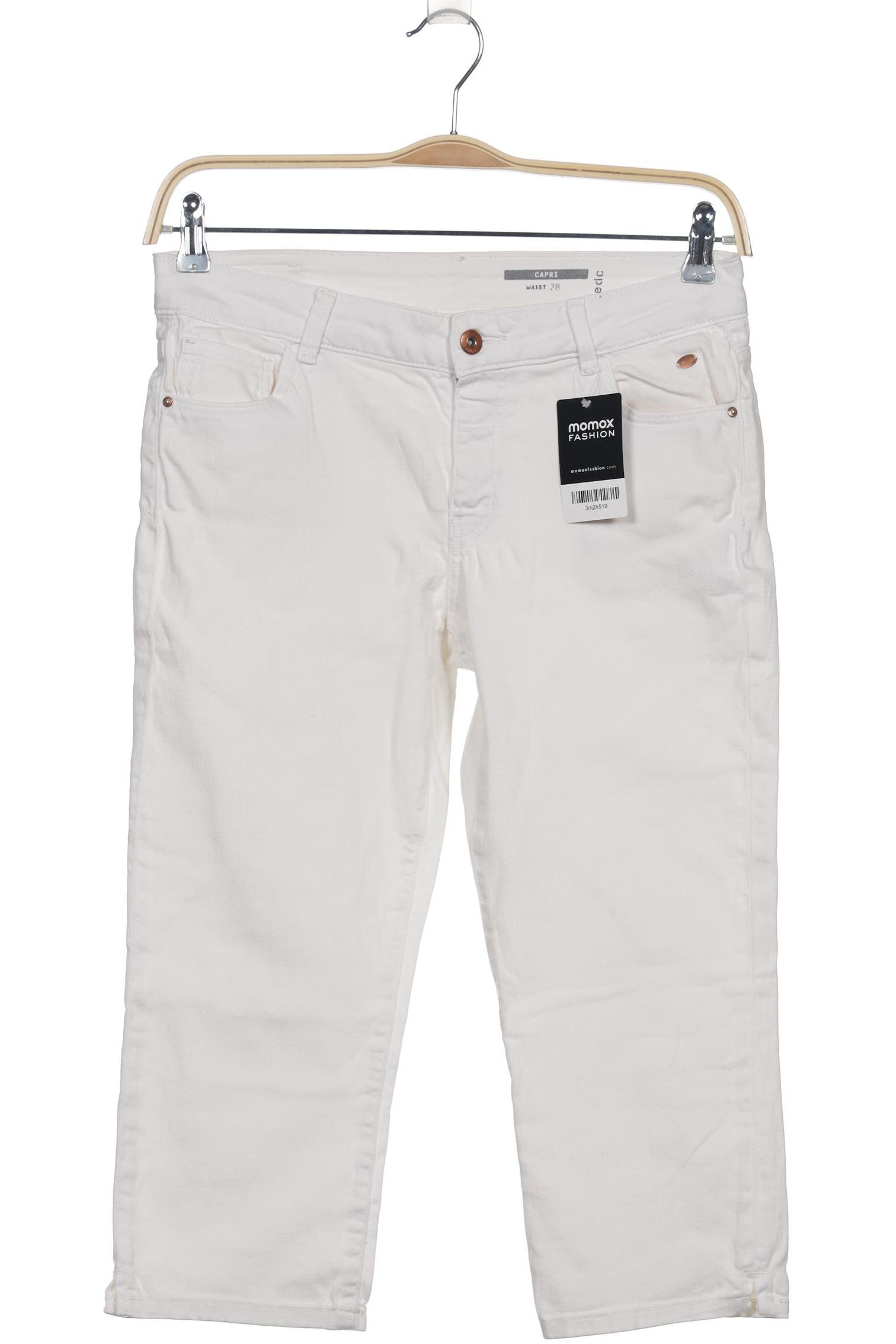 

edc by Esprit Damen Jeans, weiß, Gr. 28