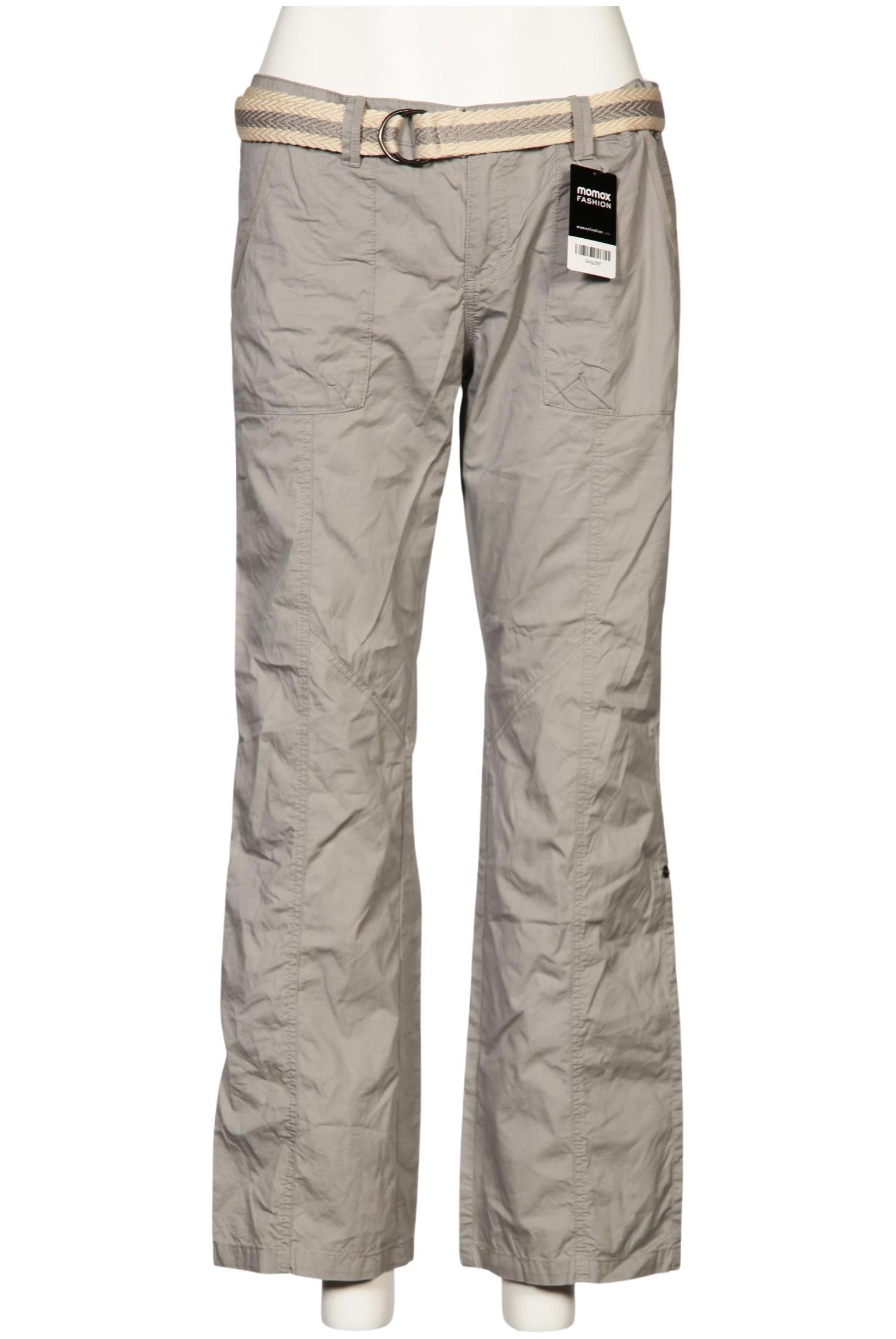 

edc by Esprit Damen Stoffhose, grau, Gr. 44