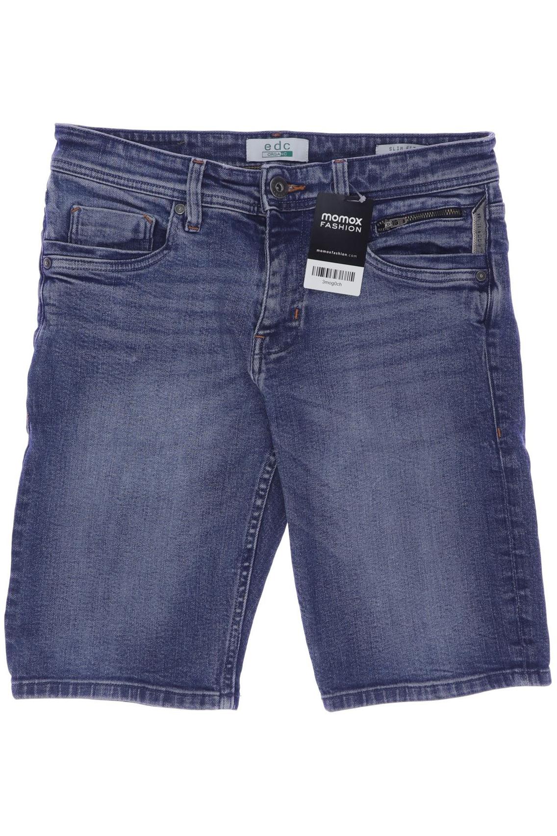 

edc by Esprit Herren Shorts, blau, Gr. 29