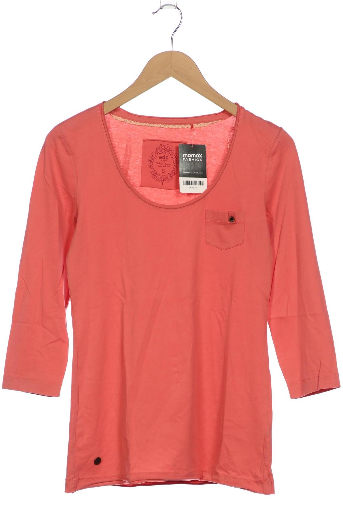 

edc by Esprit Damen Langarmshirt, pink, Gr. 36