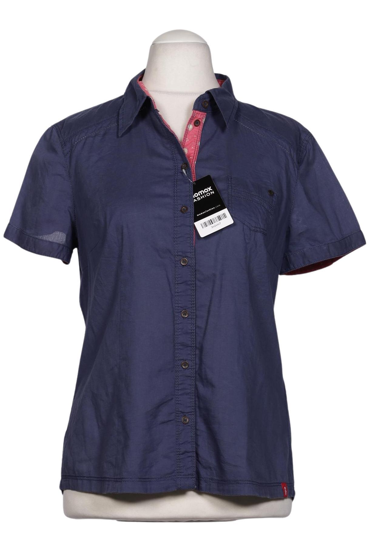 

edc by Esprit Damen Bluse, marineblau, Gr. 38