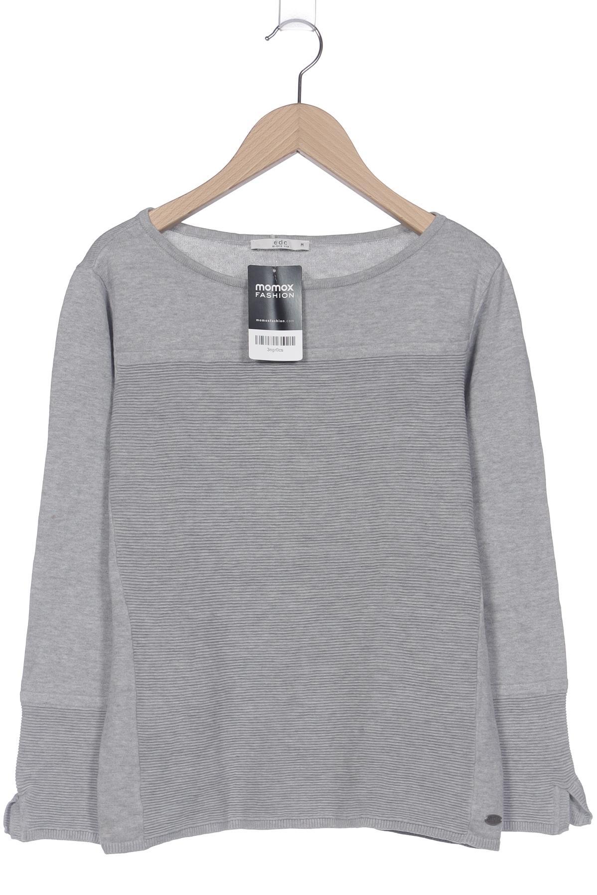 

edc by Esprit Damen Pullover, grau, Gr. 38