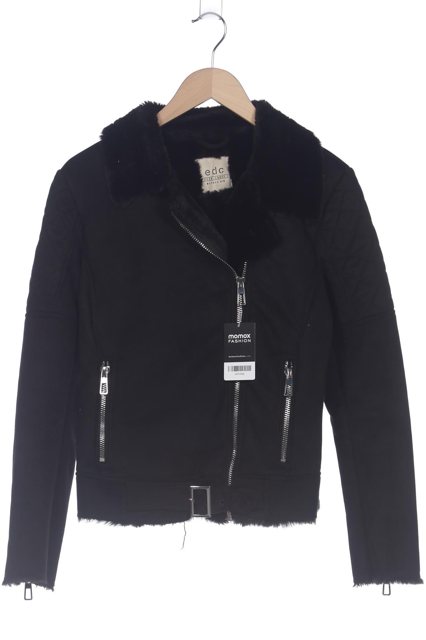 

edc by Esprit Damen Jacke, schwarz, Gr. 42