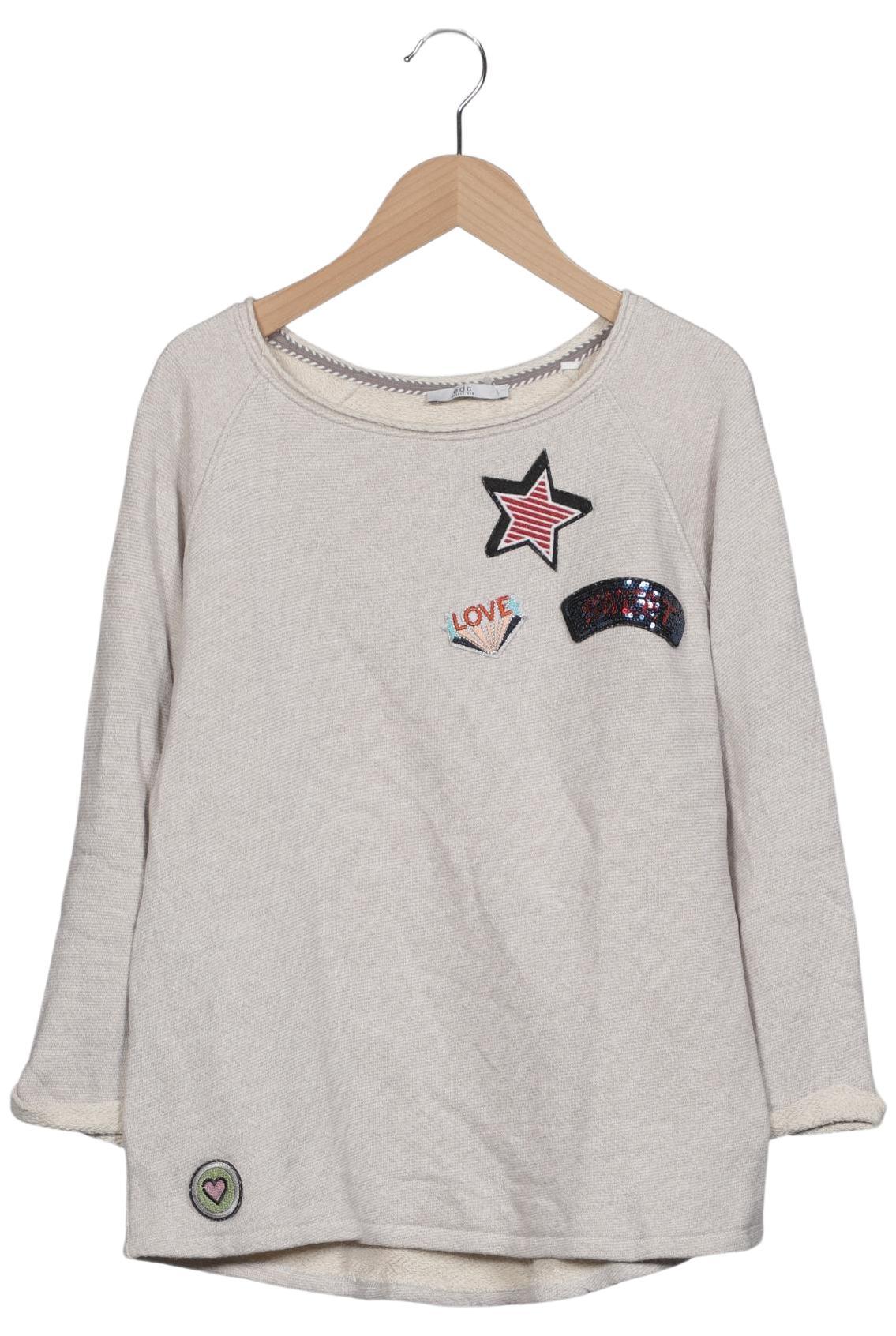 

edc by Esprit Damen Sweatshirt, beige, Gr. 42