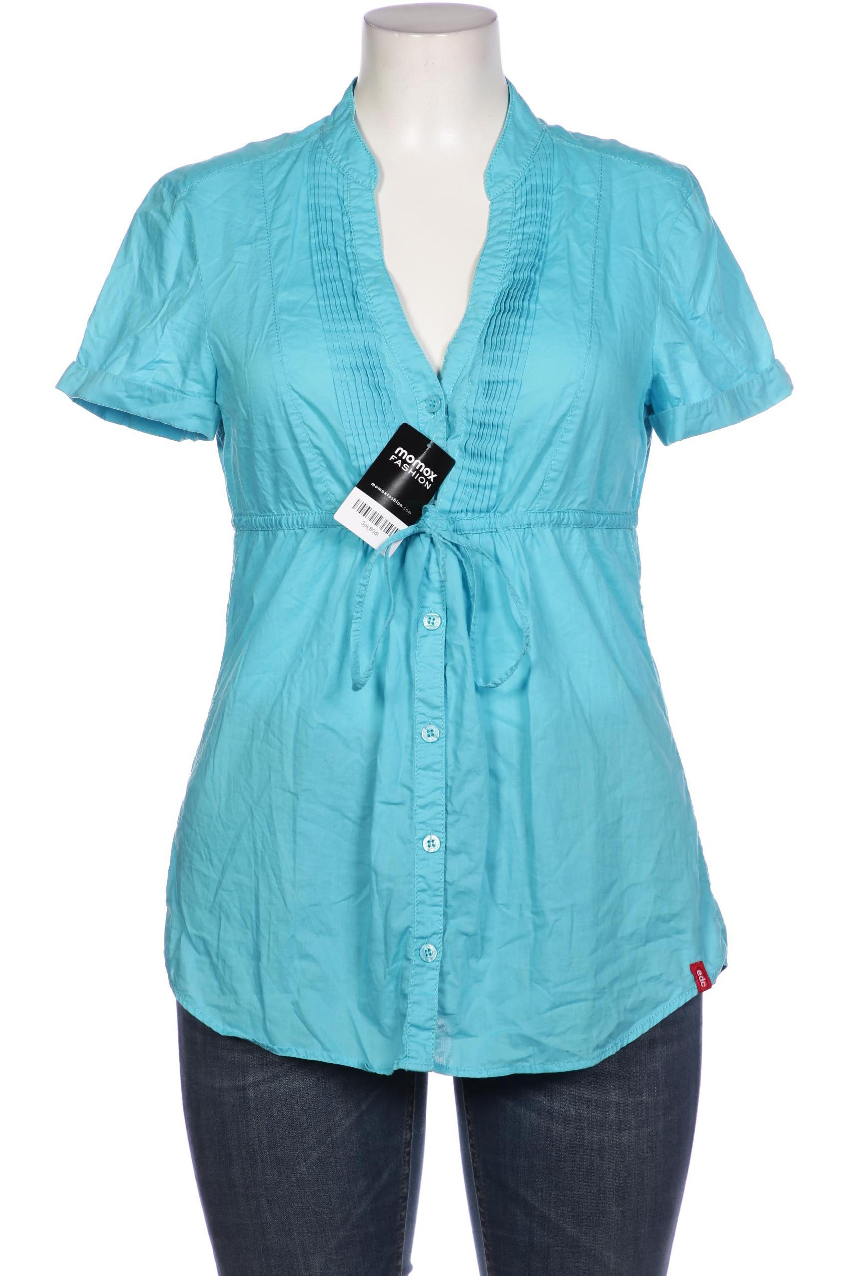 

edc by Esprit Damen Bluse, blau, Gr. 42