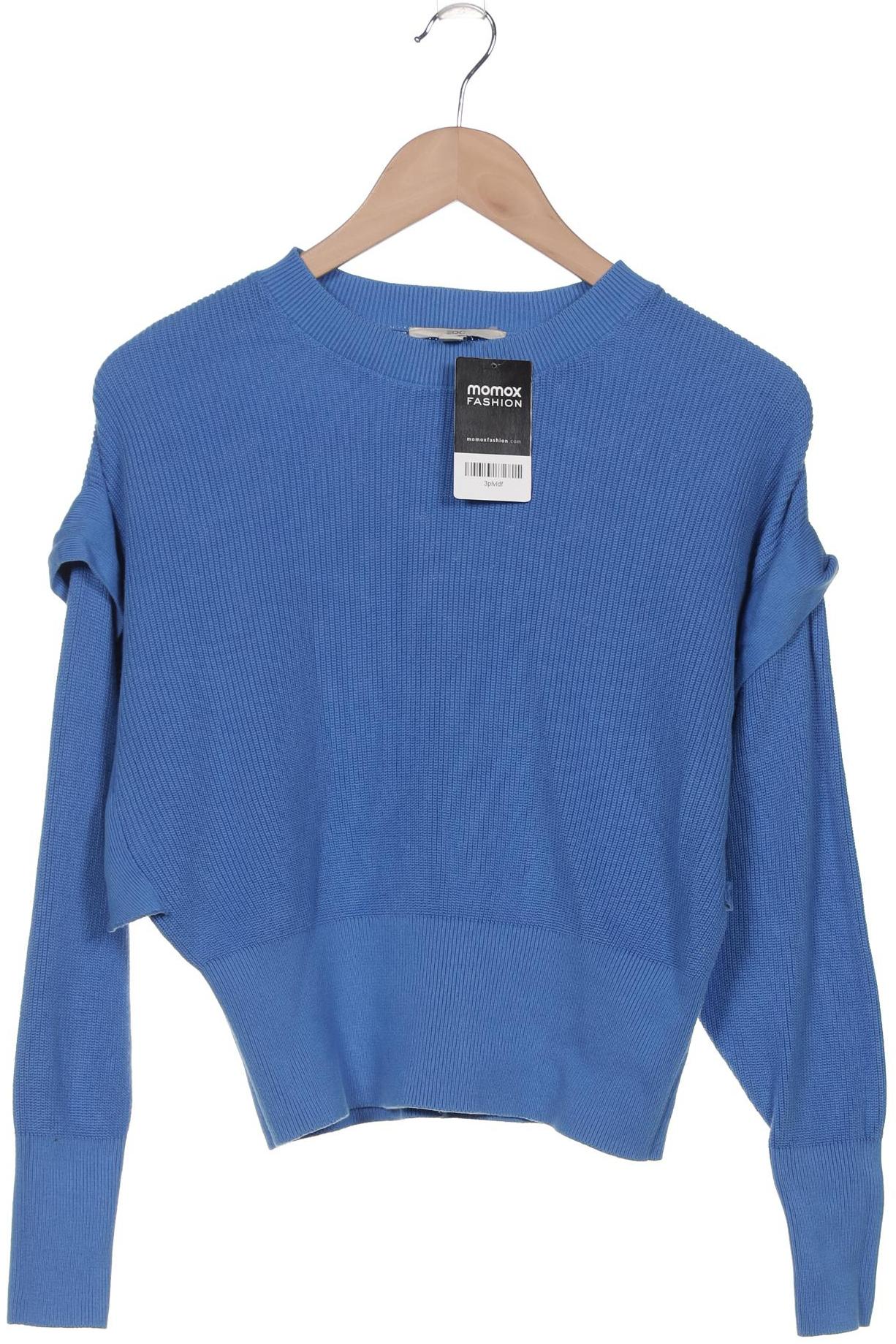 

edc by Esprit Damen Pullover, blau, Gr. 34