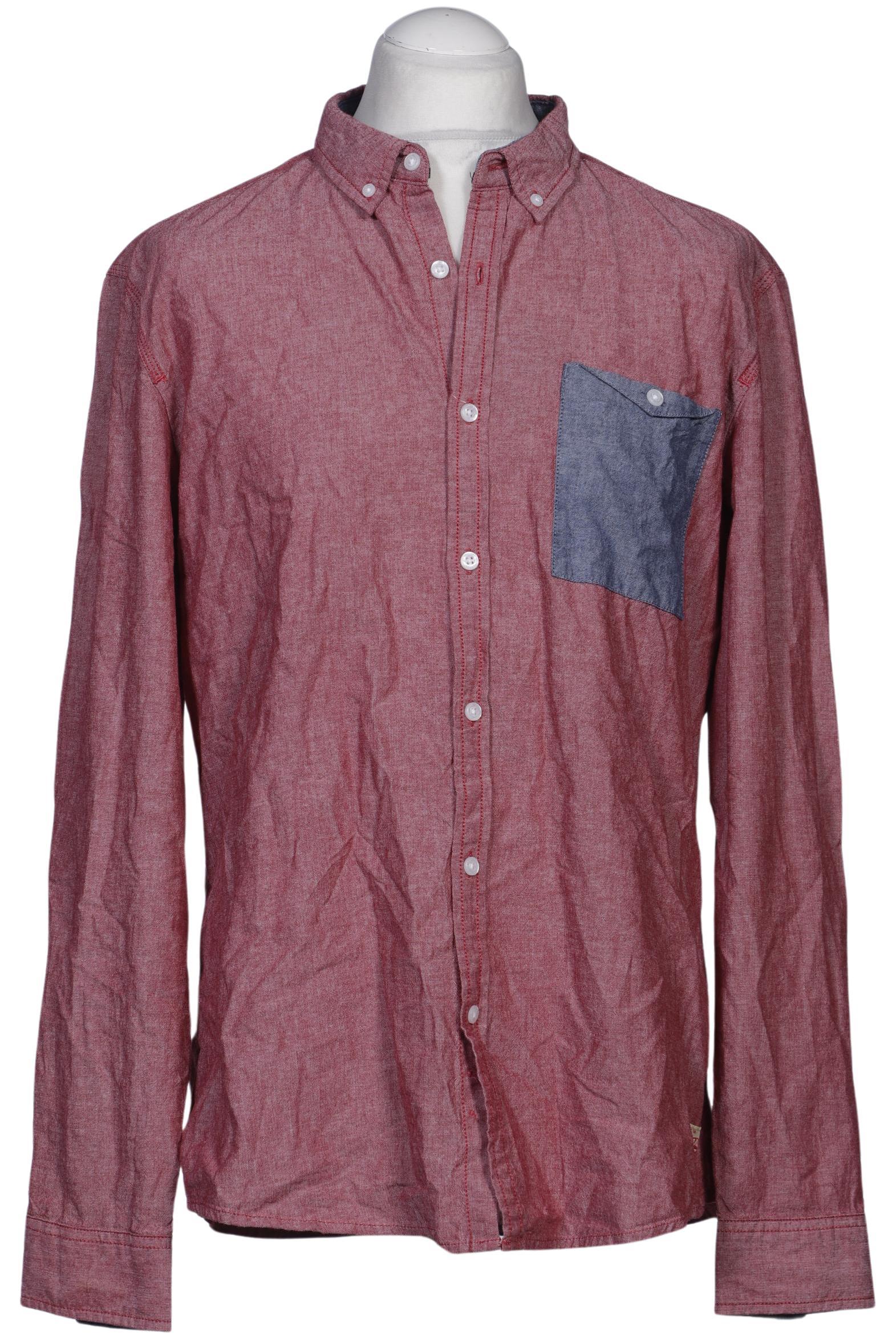 

edc by Esprit Herren Hemd, rot, Gr. 54