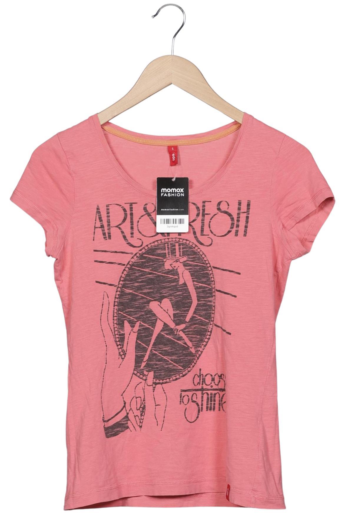

edc by Esprit Damen T-Shirt, pink, Gr. 36