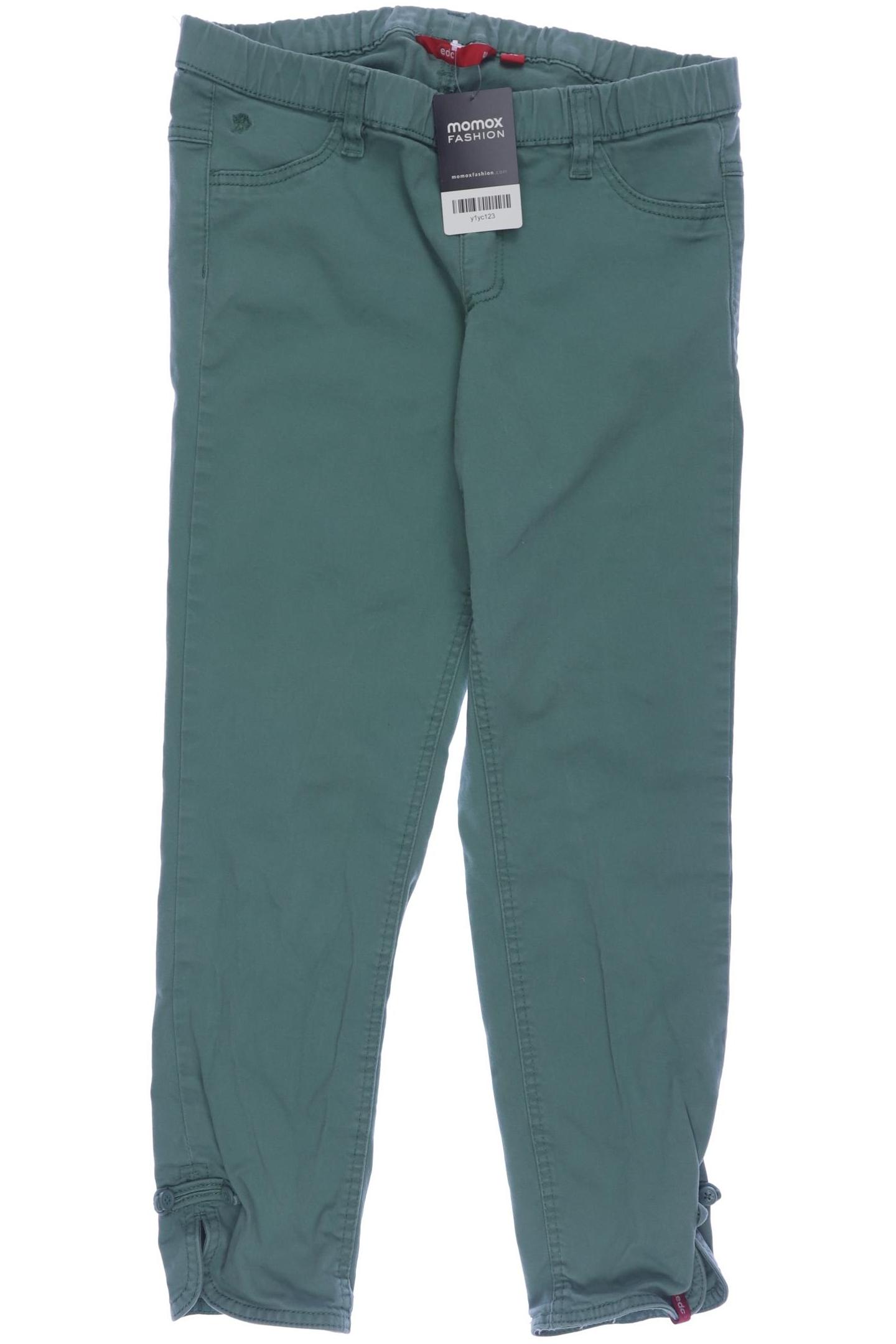 

edc by Esprit Damen Stoffhose, grün, Gr. 40