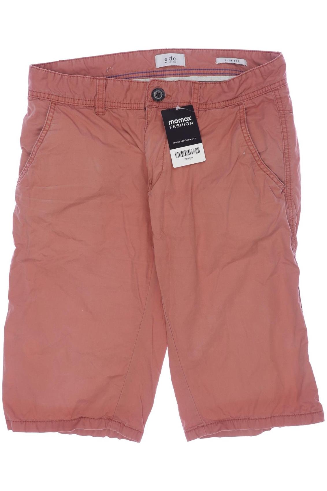 

edc by Esprit Herren Shorts, rot, Gr. 30