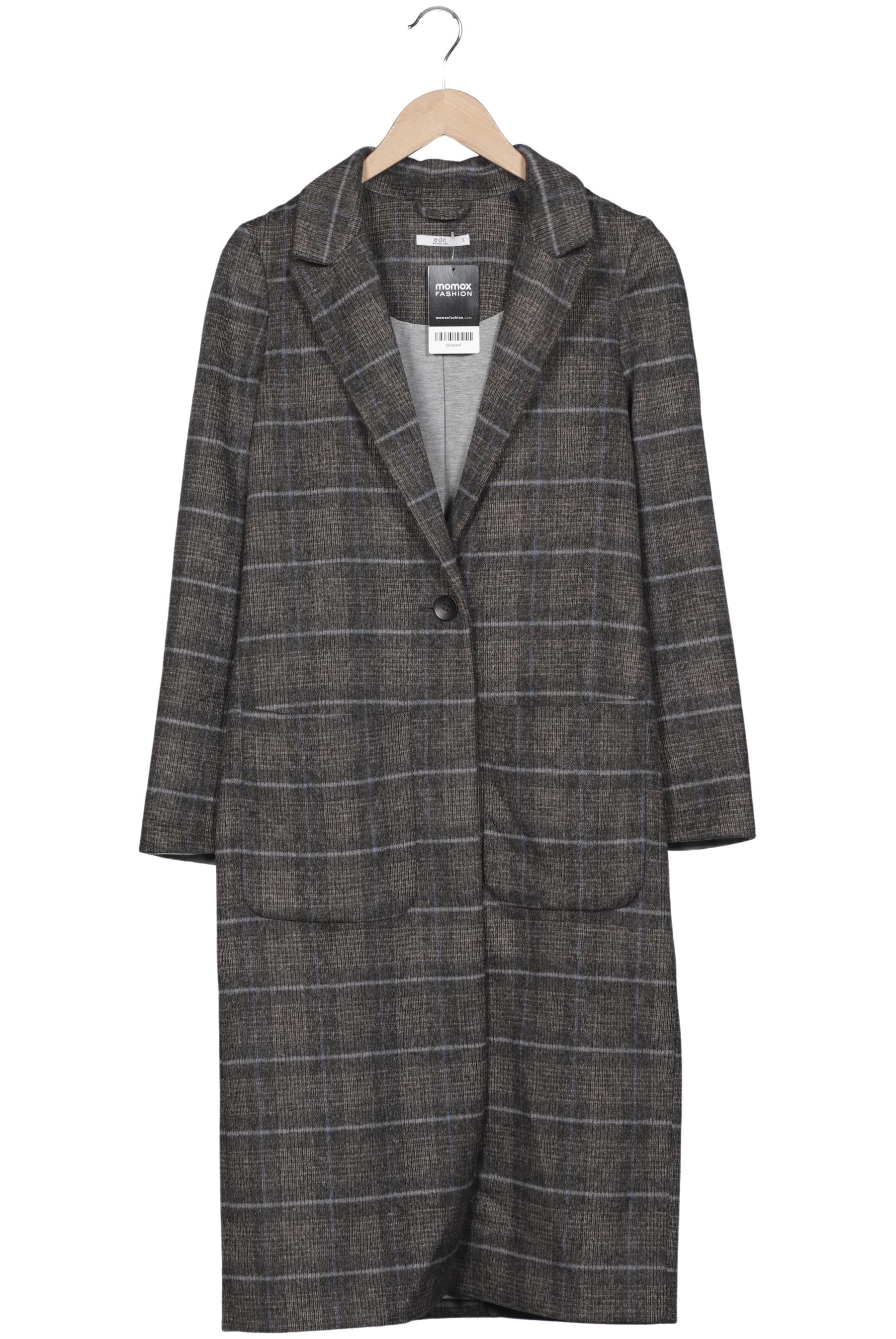 

edc by Esprit Damen Mantel, grau, Gr. 36