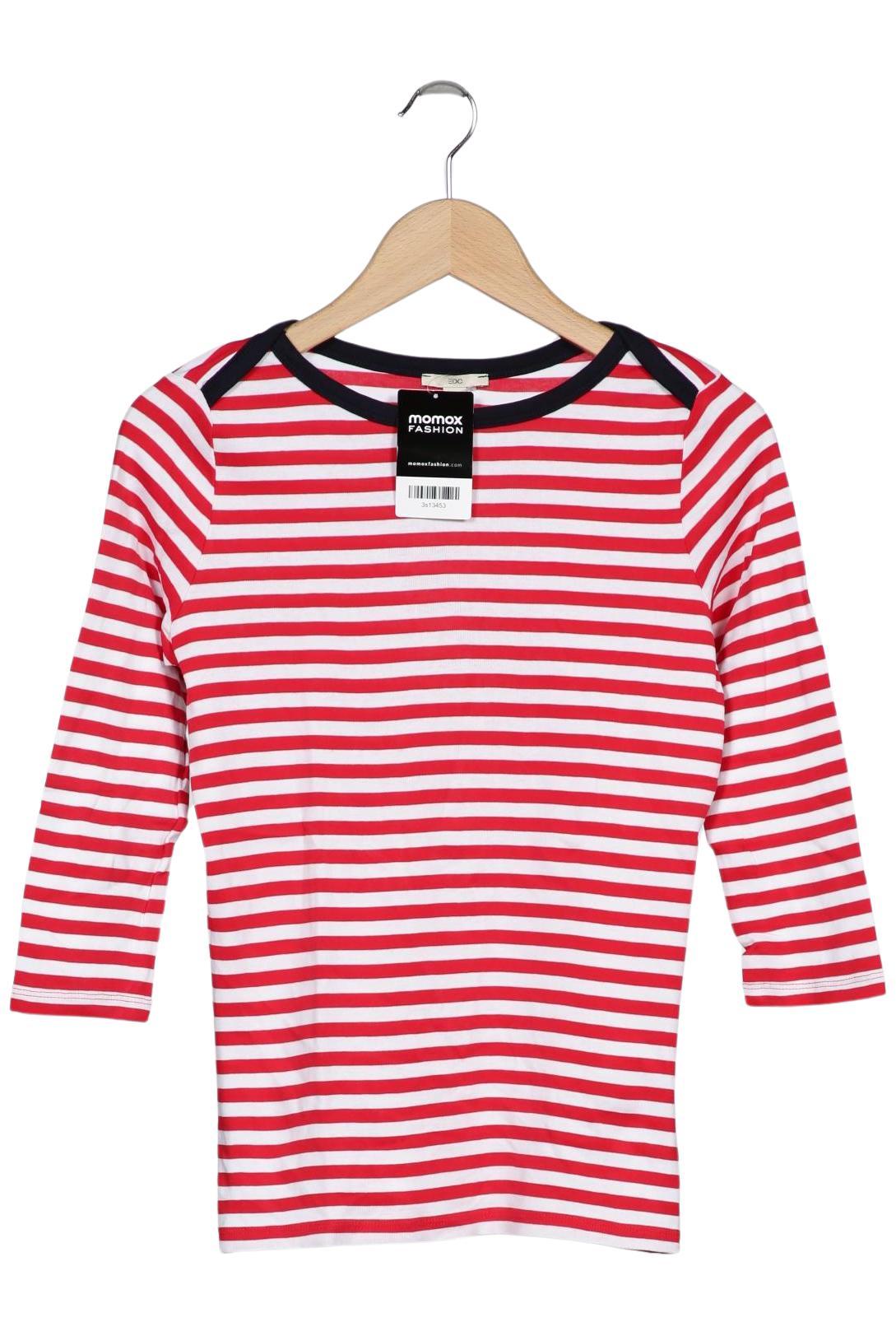 

edc by Esprit Damen Langarmshirt, mehrfarbig, Gr. 36