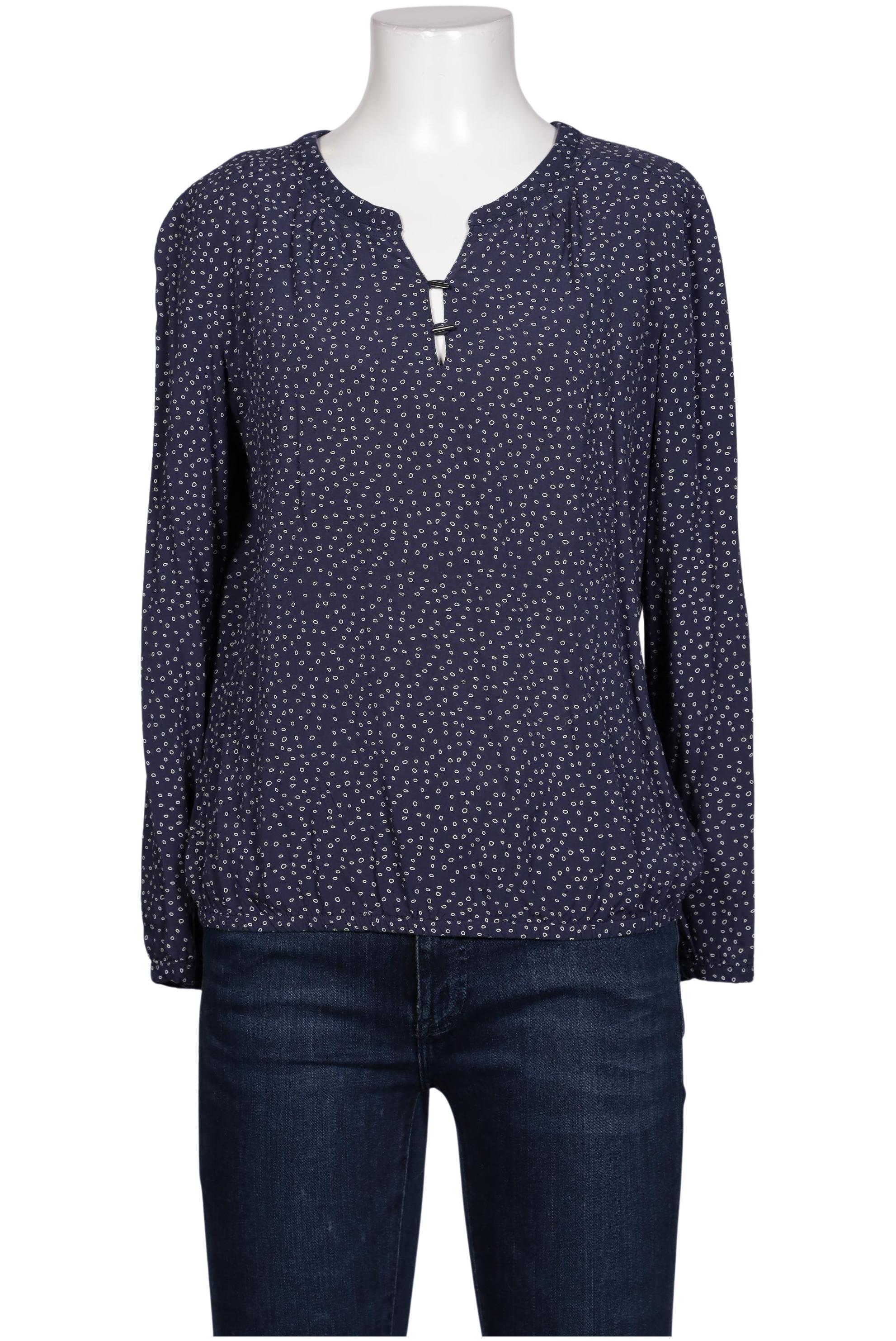 

edc by Esprit Damen Bluse, marineblau, Gr. 36