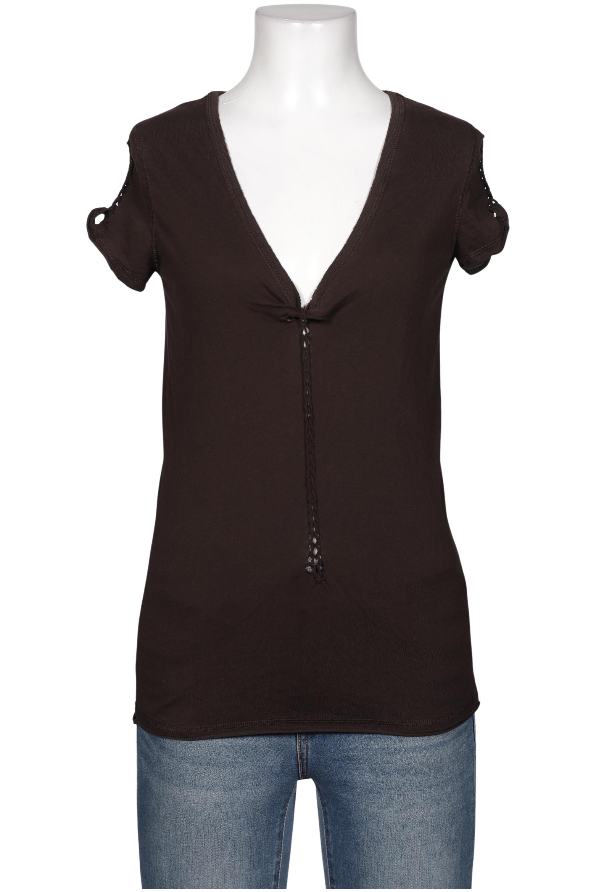 

edc by Esprit Damen T-Shirt, braun, Gr. 36