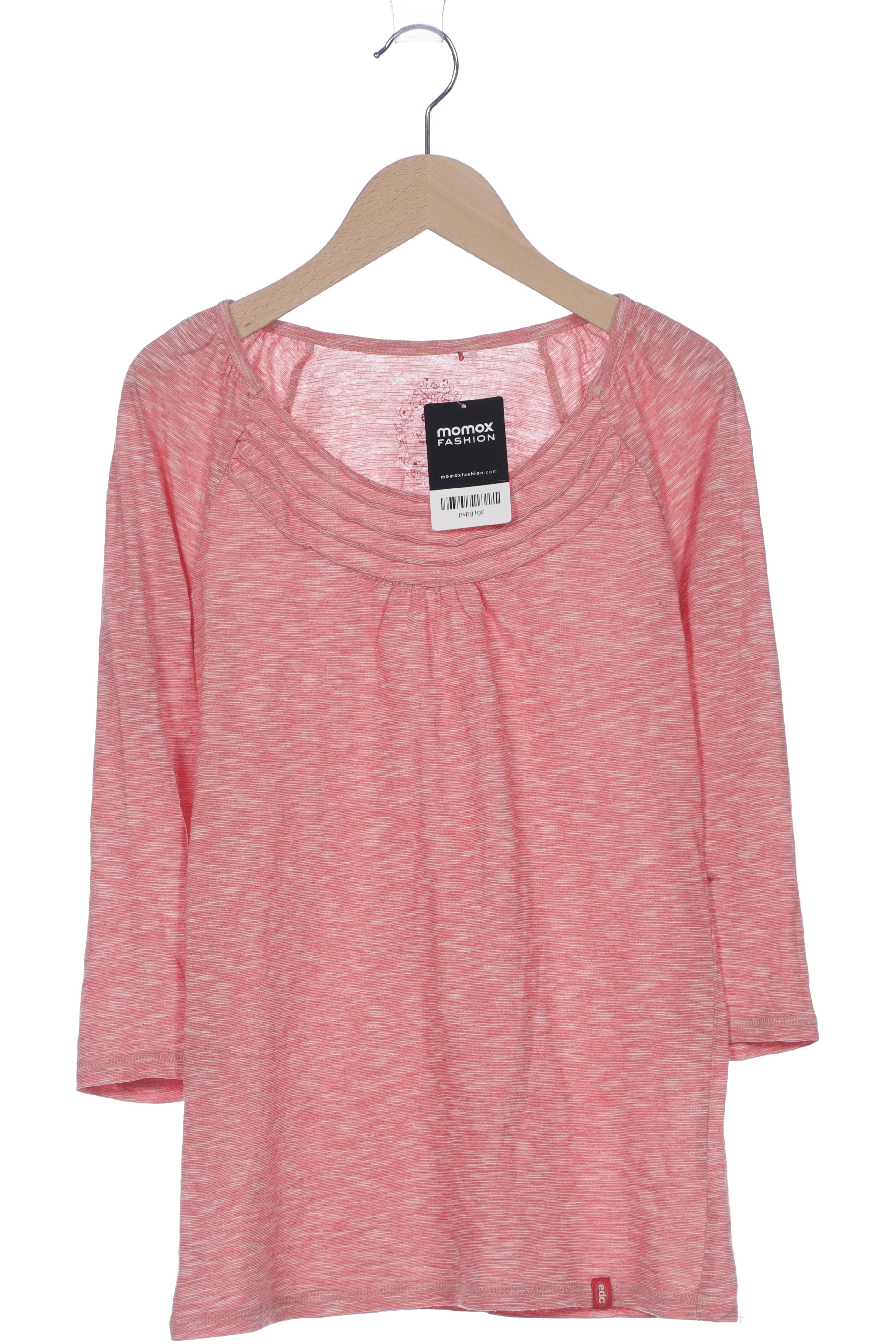 

edc by Esprit Damen Langarmshirt, pink, Gr. 36
