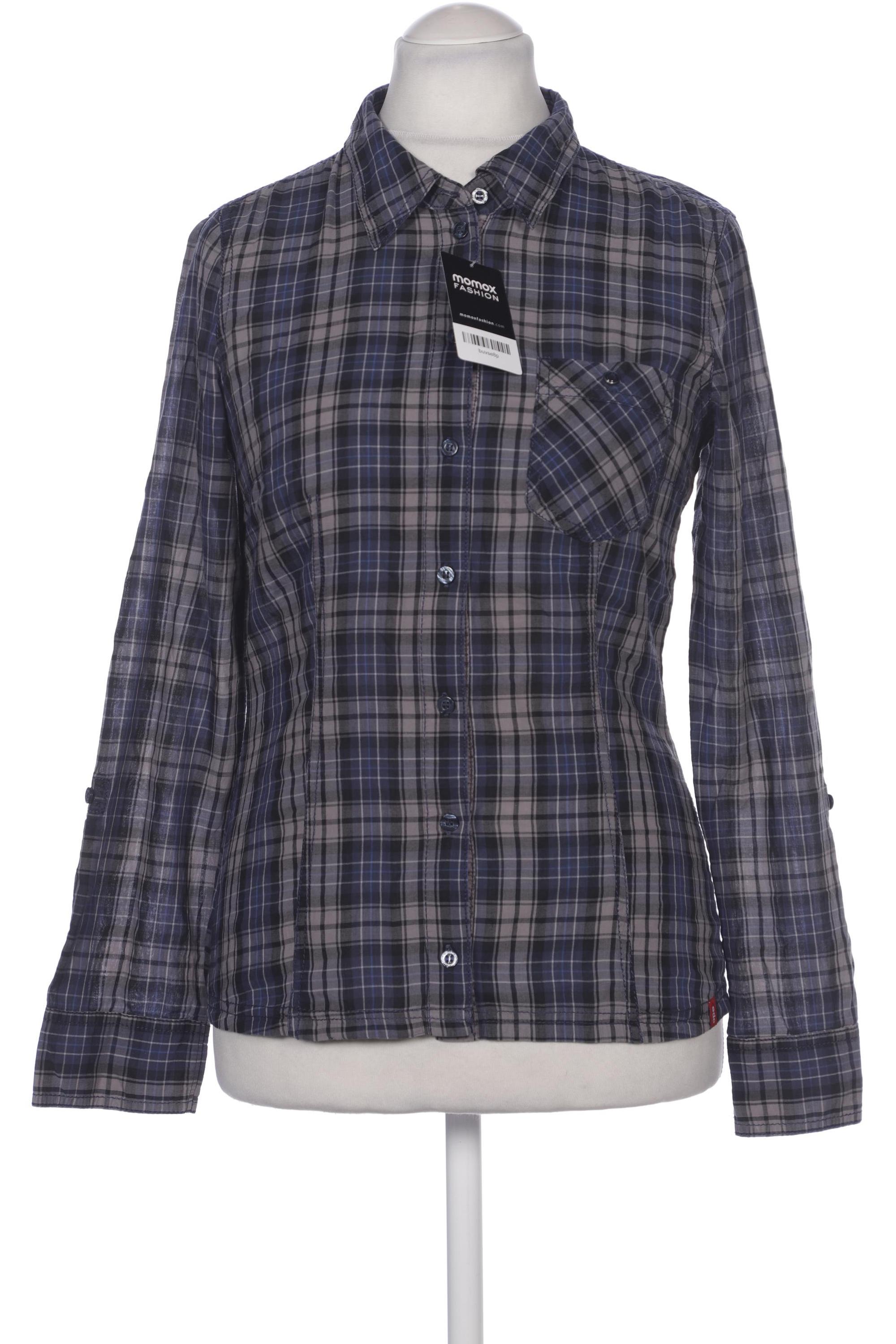 

edc by Esprit Damen Bluse, marineblau, Gr. 38