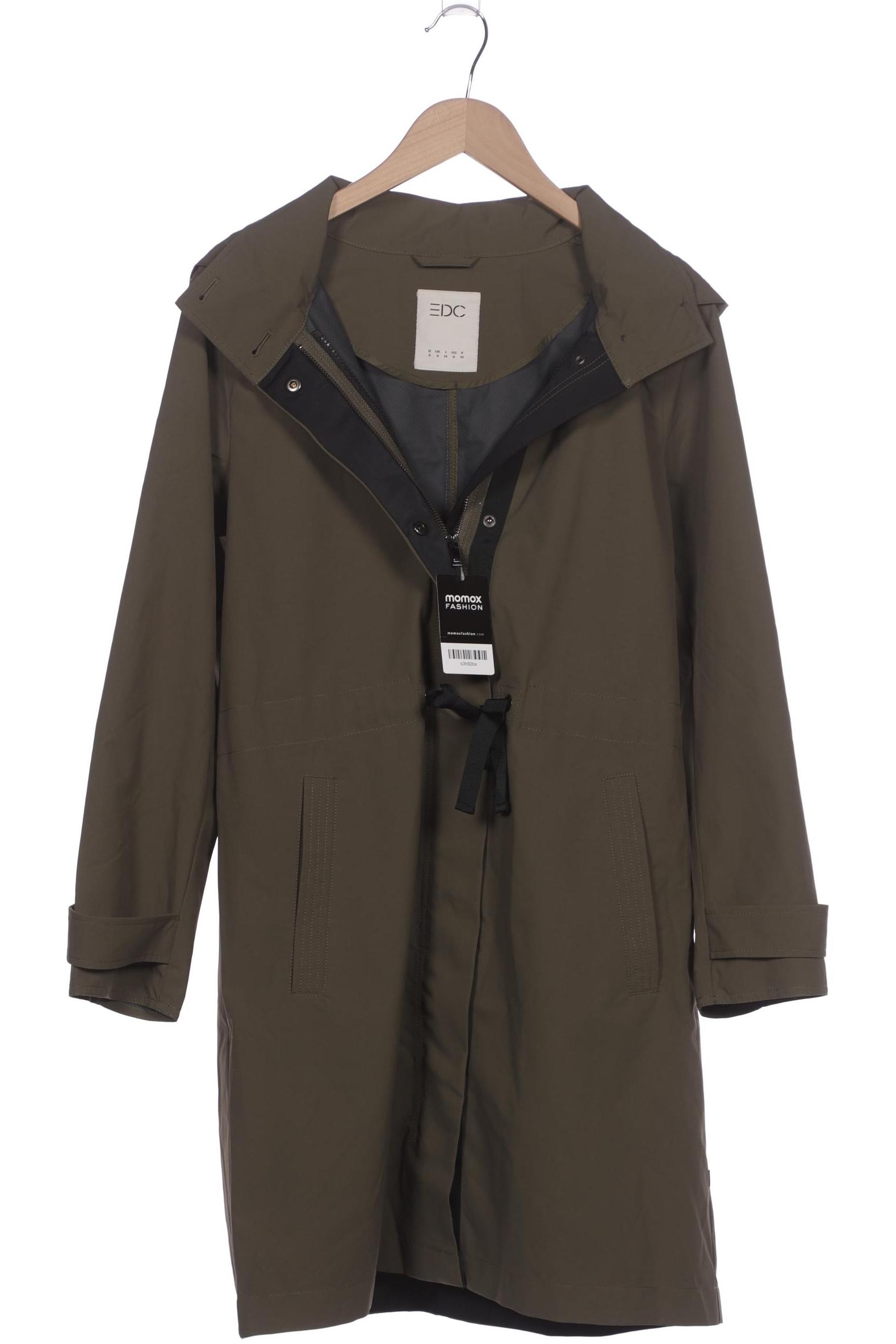 

edc by Esprit Damen Mantel, grün, Gr. 36