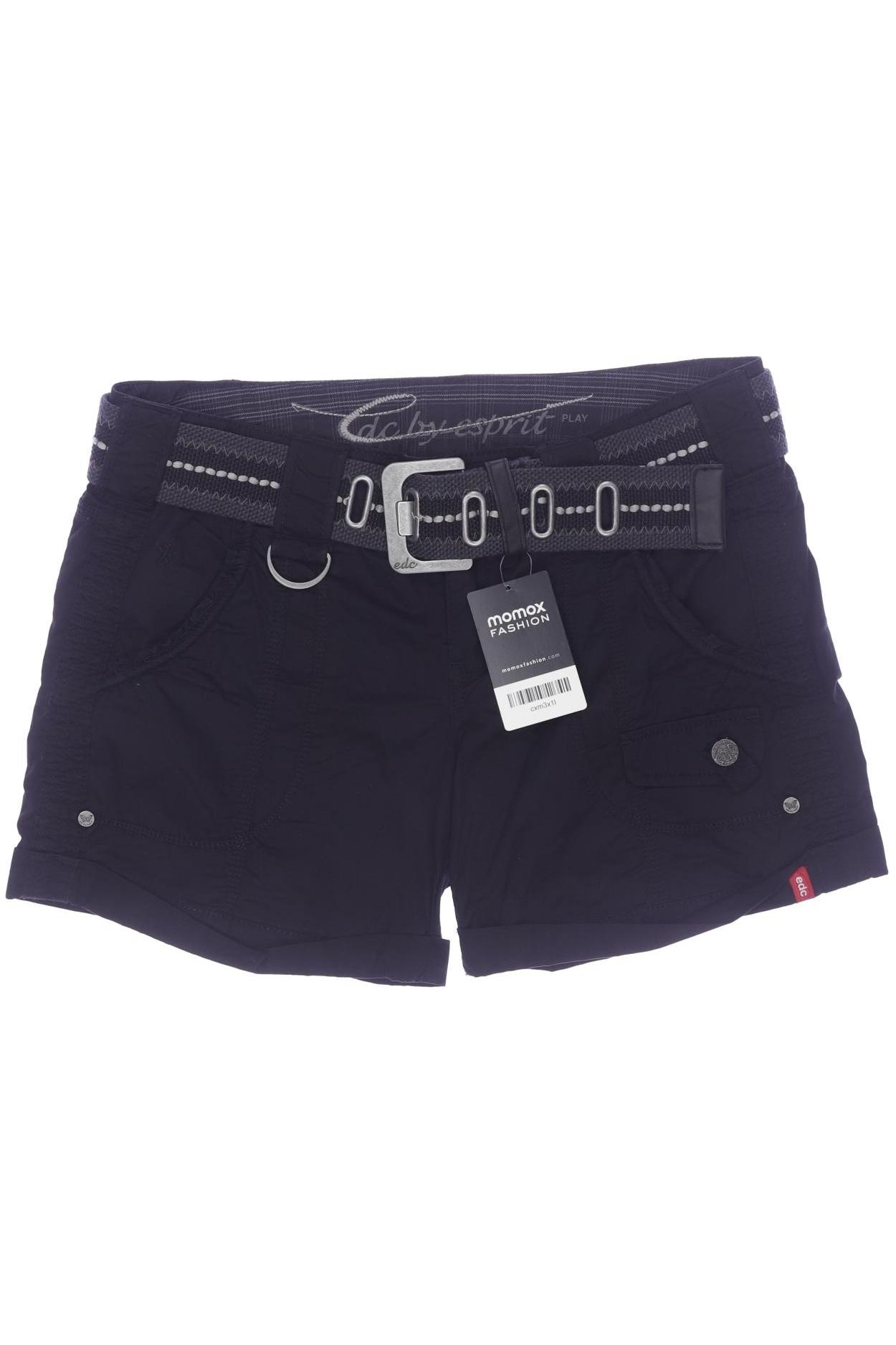 

edc by Esprit Damen Shorts, schwarz, Gr. 38