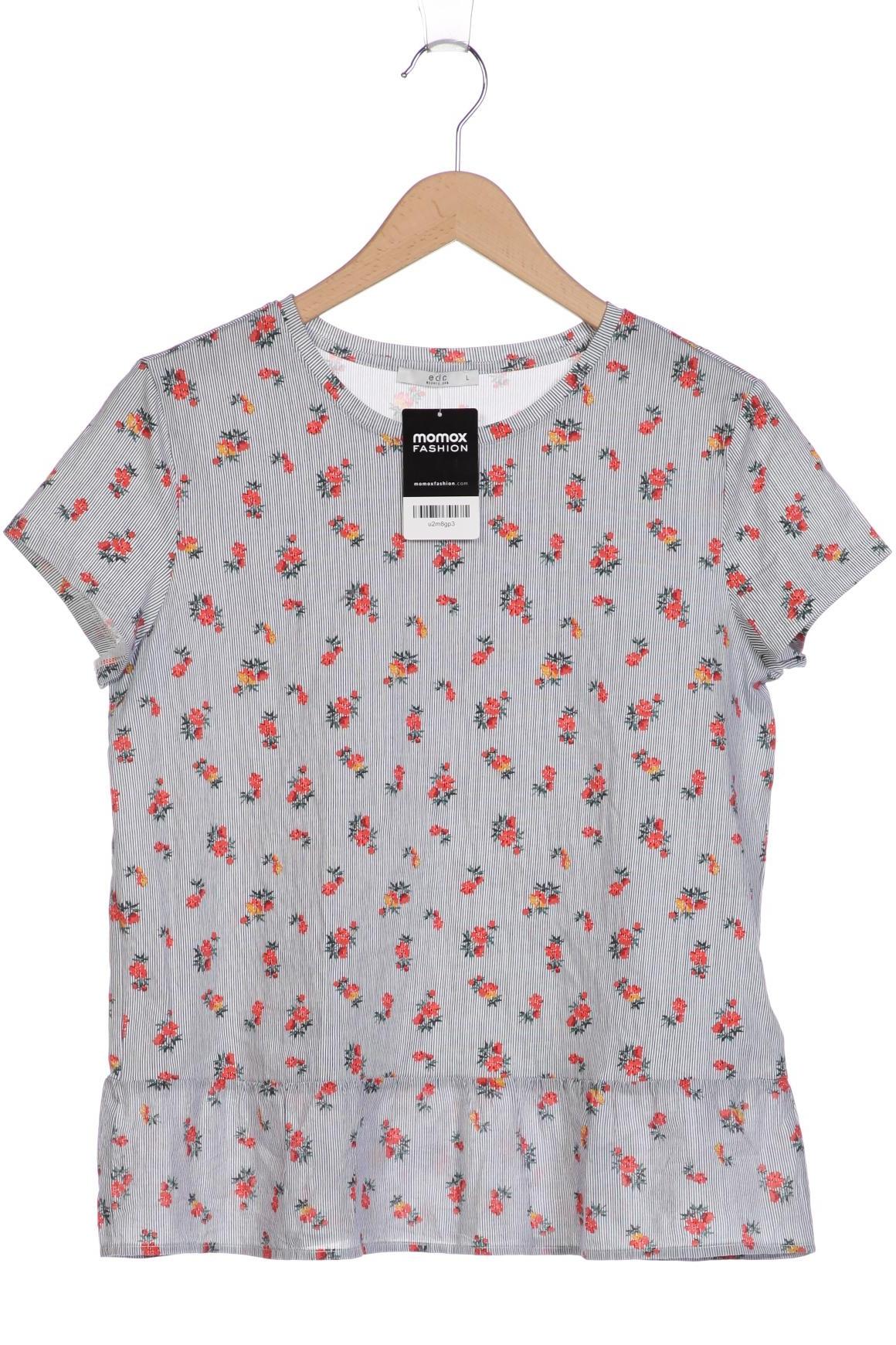 

edc by Esprit Damen T-Shirt, marineblau, Gr. 46