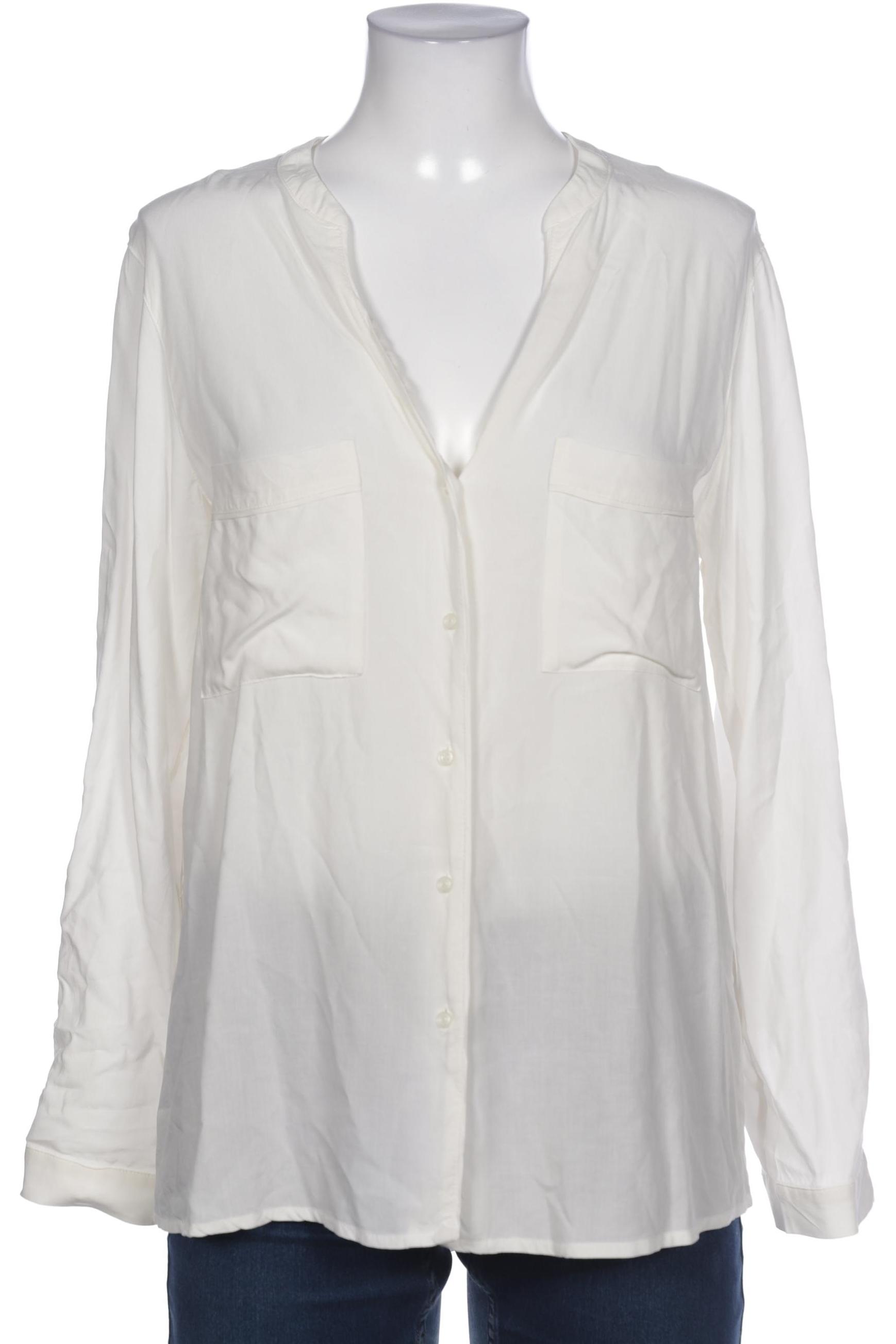 

edc by Esprit Damen Bluse, weiß, Gr. 42