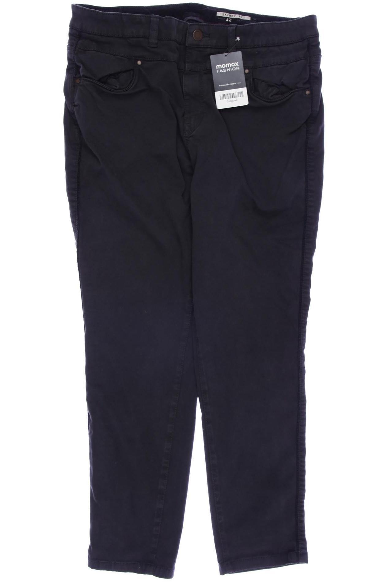 

edc by Esprit Damen Stoffhose, schwarz, Gr. 42