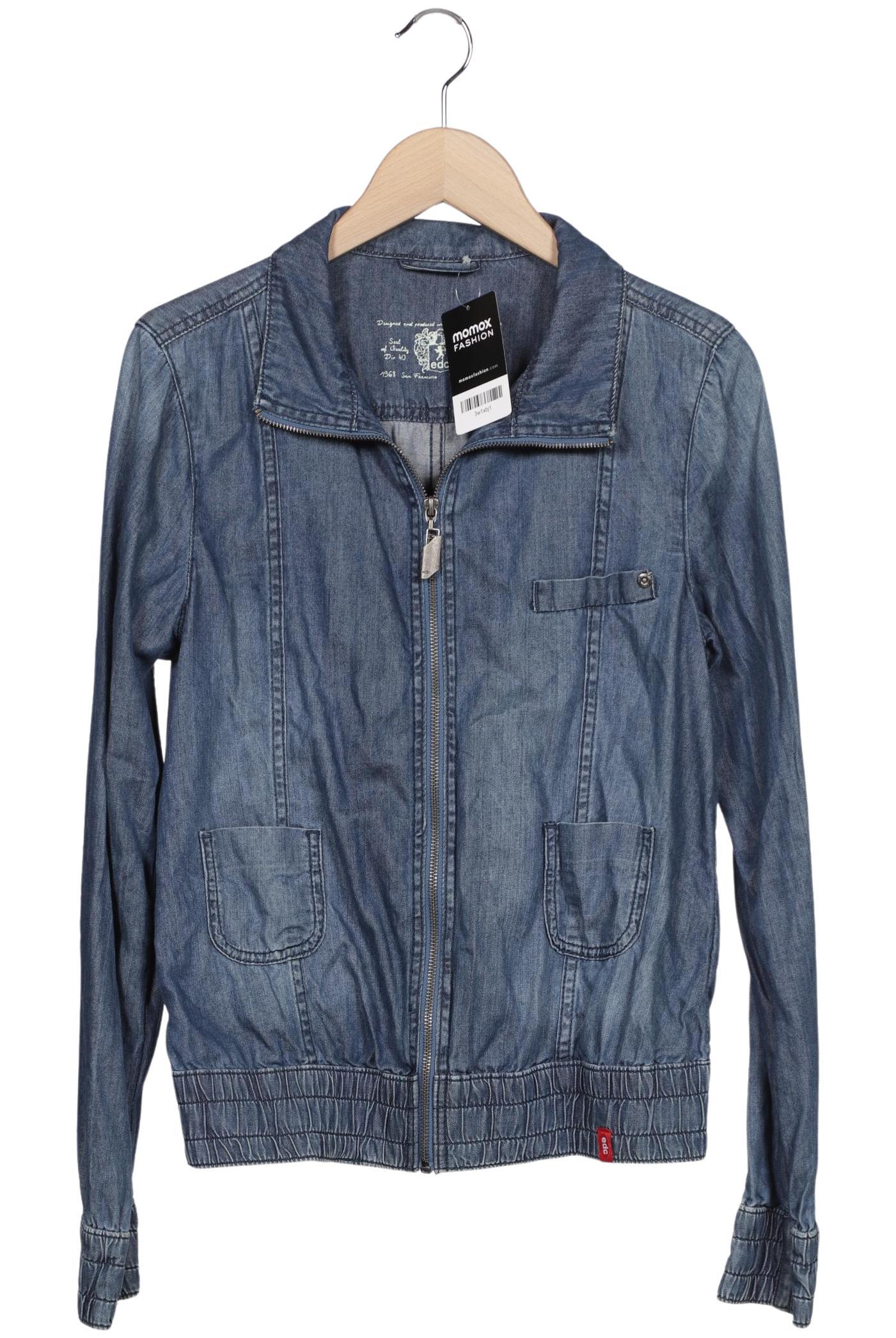 

edc by Esprit Damen Jacke, blau, Gr. 42