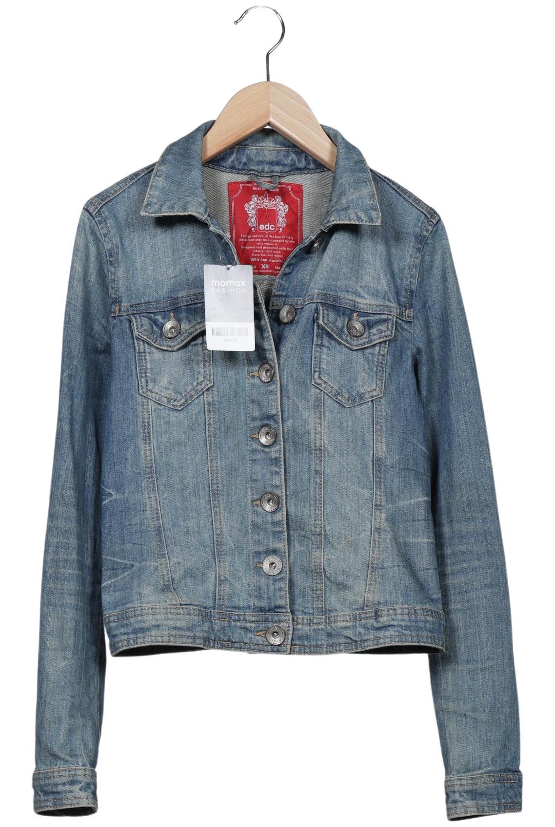 

edc by Esprit Damen Jacke, blau, Gr. 40