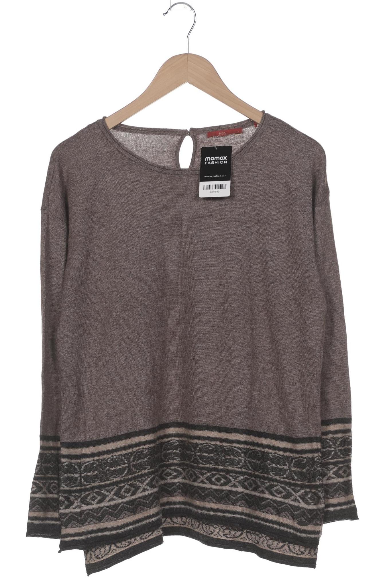 

edc by Esprit Damen Pullover, braun, Gr. 42