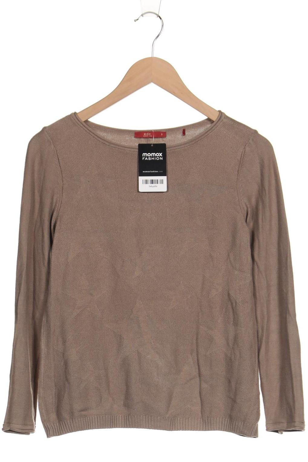 

edc by Esprit Damen Pullover, beige, Gr. 36