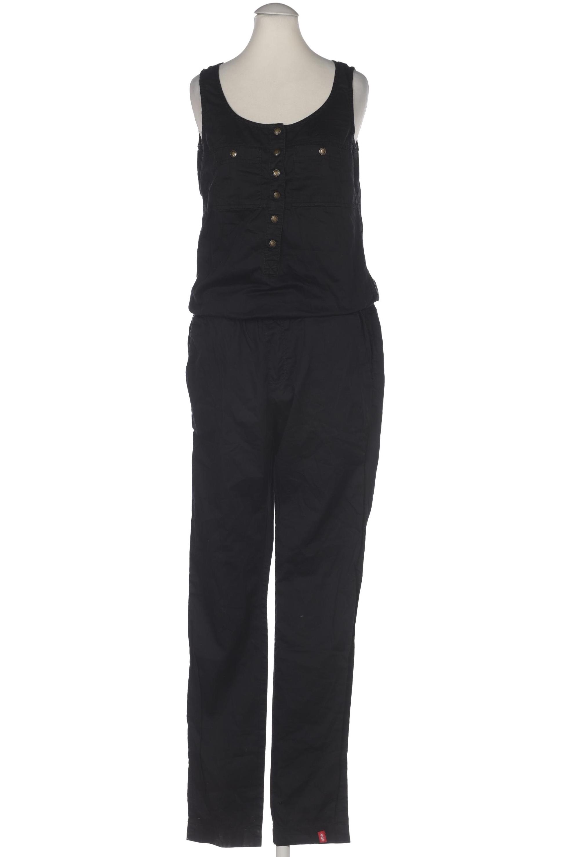 

edc by Esprit Damen Jumpsuit/Overall, schwarz, Gr. 36