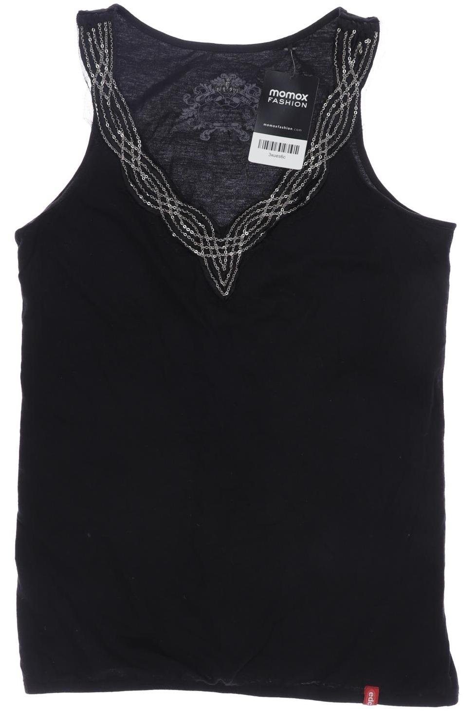 

edc by Esprit Damen Top, schwarz, Gr. 34