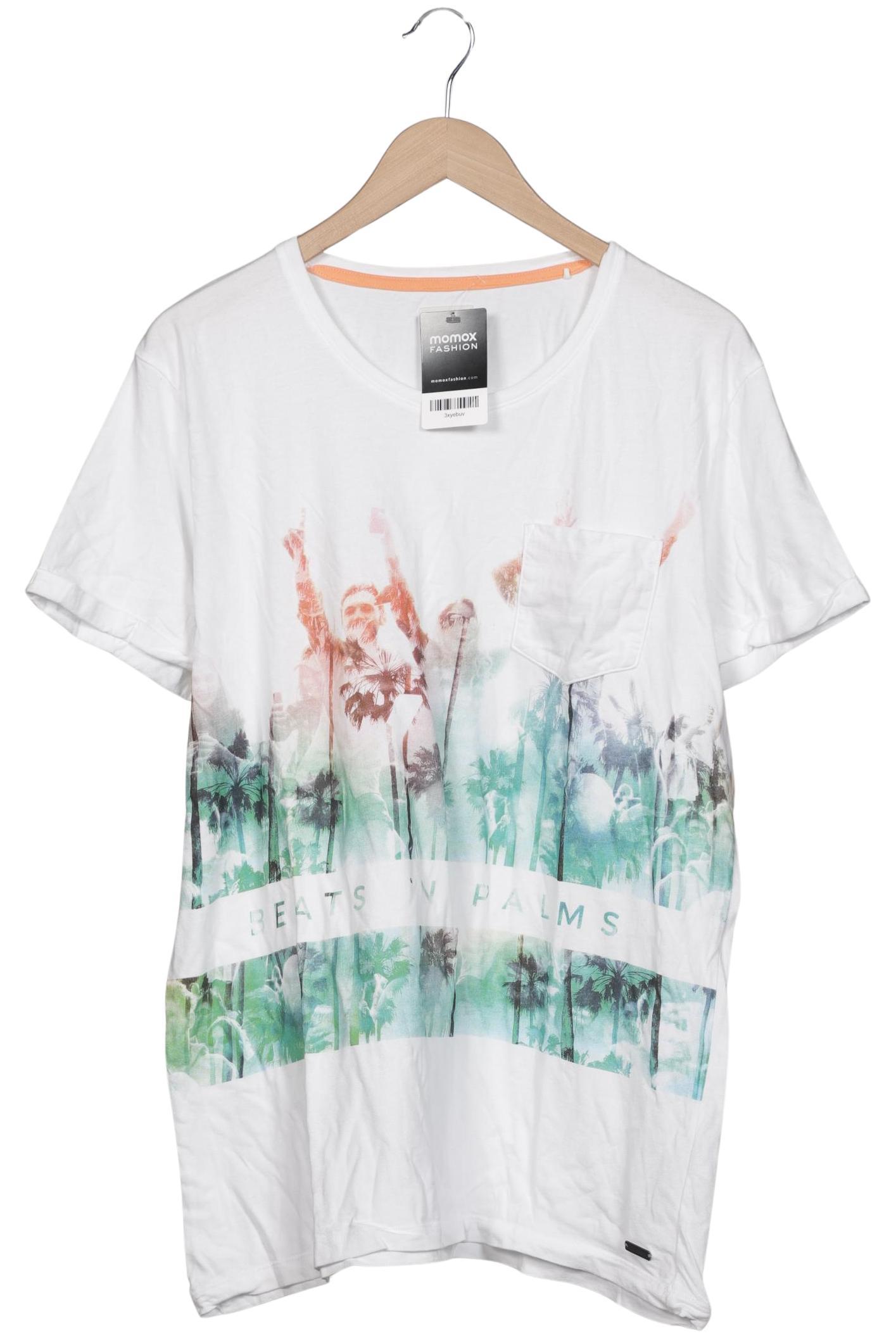 

edc by Esprit Herren T-Shirt, weiß, Gr. 54