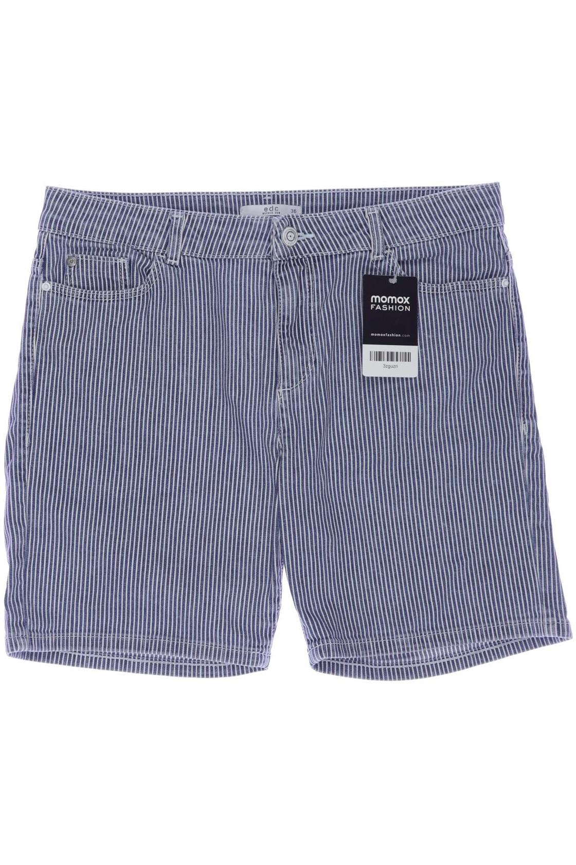 

edc by Esprit Damen Shorts, blau, Gr. 36