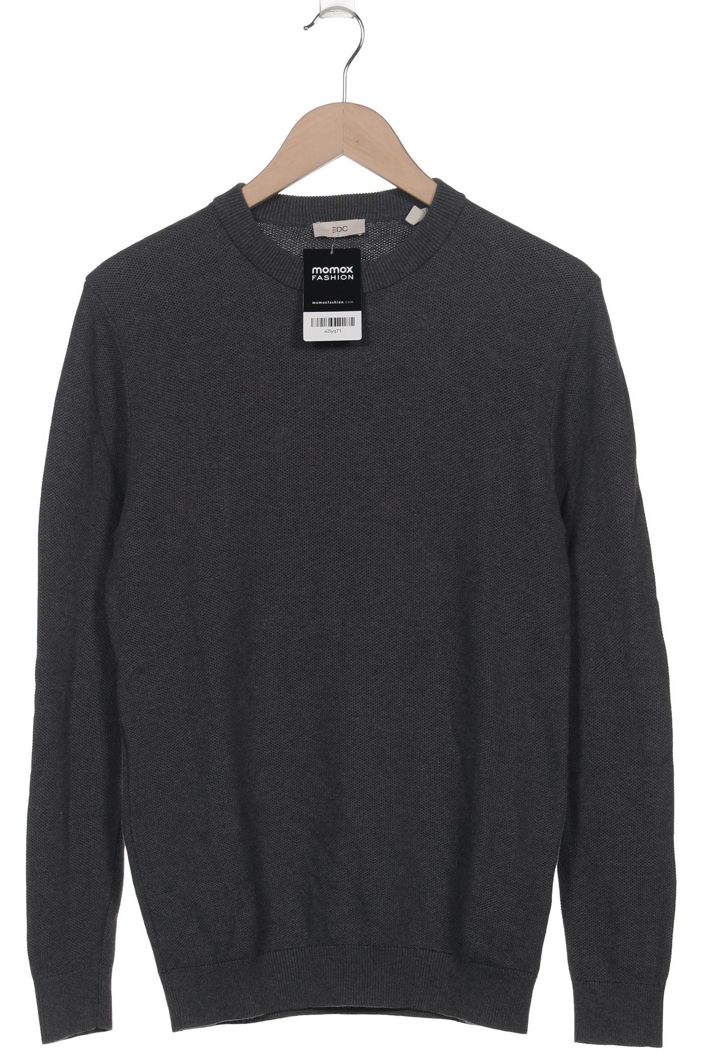 

edc by Esprit Herren Pullover, grau, Gr. 46