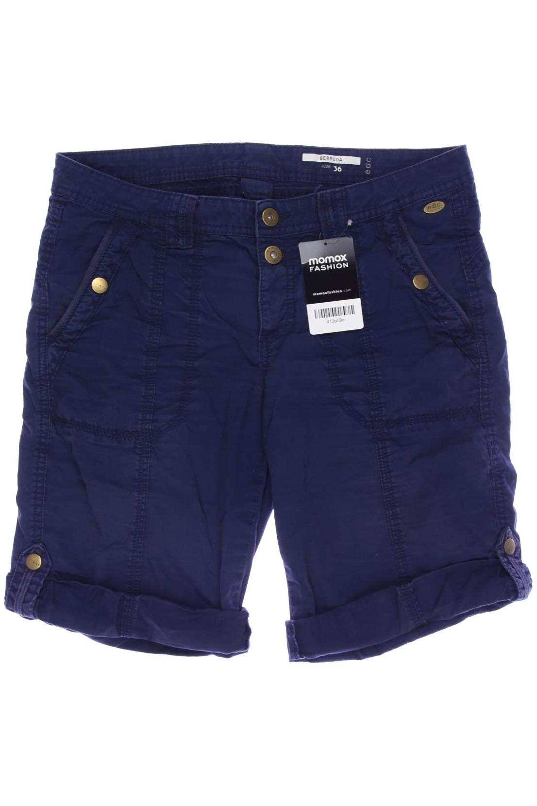 

edc by Esprit Damen Shorts, marineblau, Gr. 36
