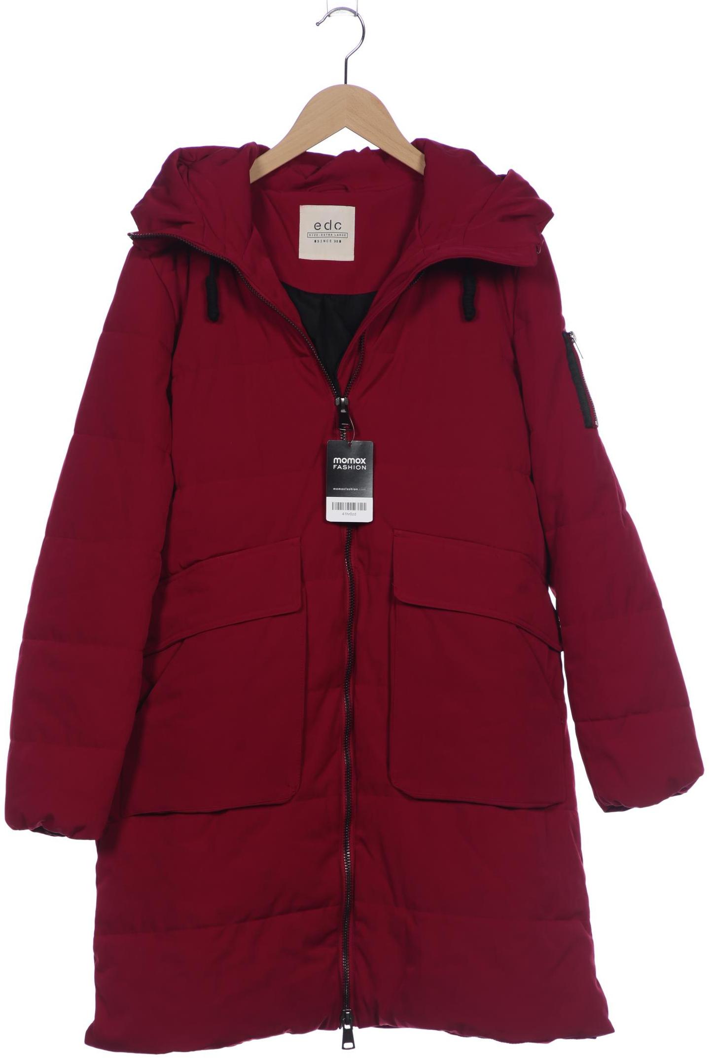 

edc by Esprit Damen Mantel, bordeaux, Gr. 44