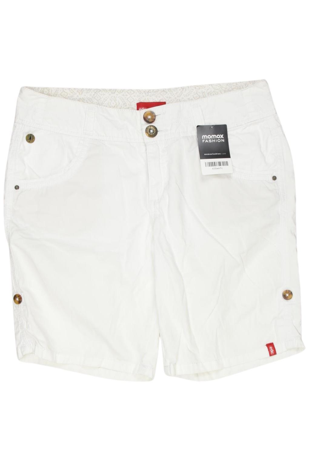 

edc by Esprit Damen Shorts, weiß, Gr. 36