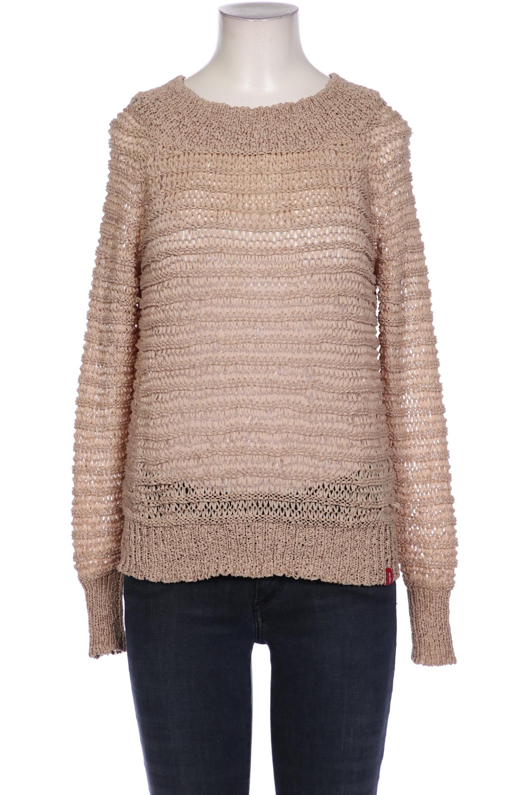 

edc by Esprit Damen Pullover, beige, Gr. 36