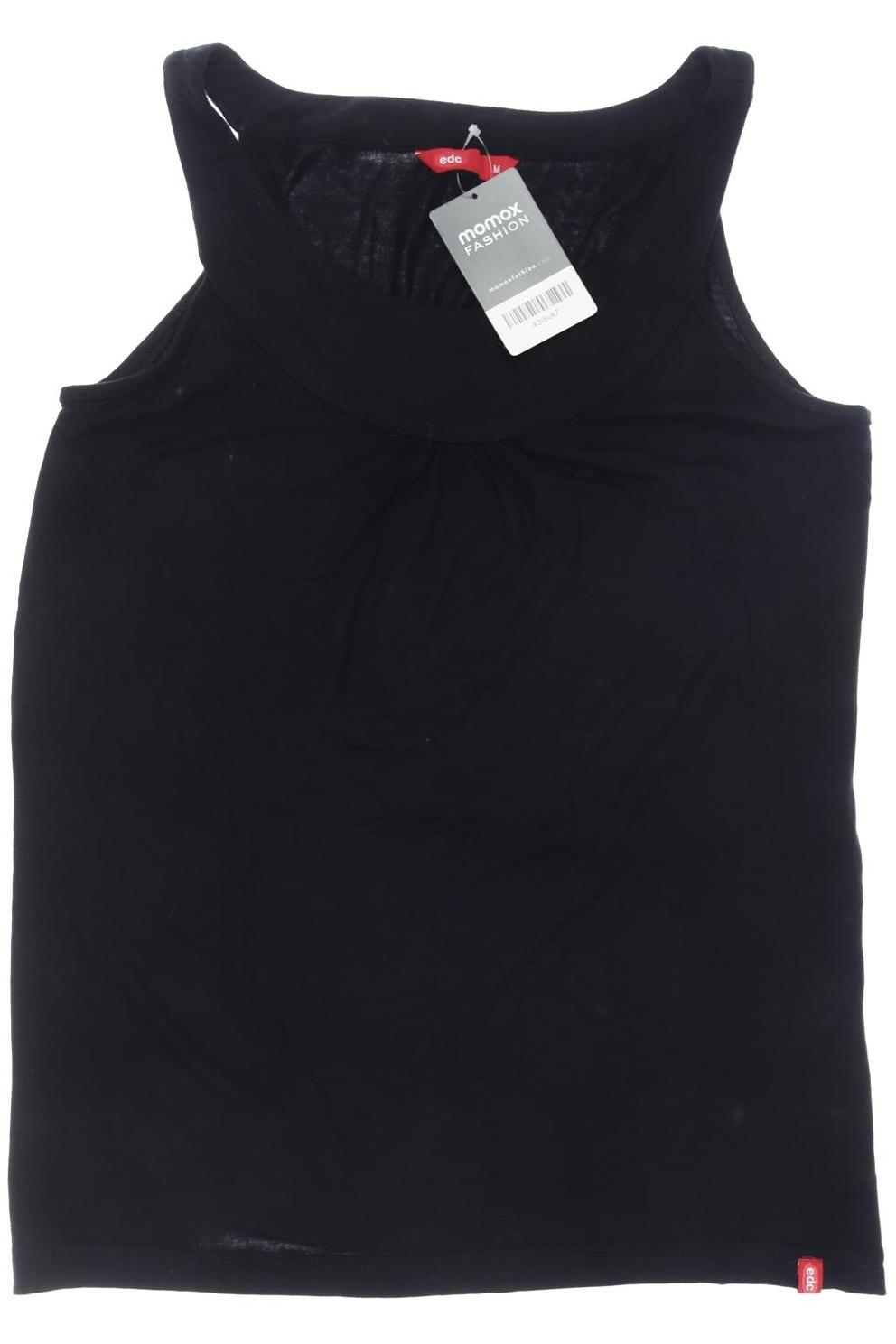 

edc by Esprit Damen Top, schwarz, Gr. 38