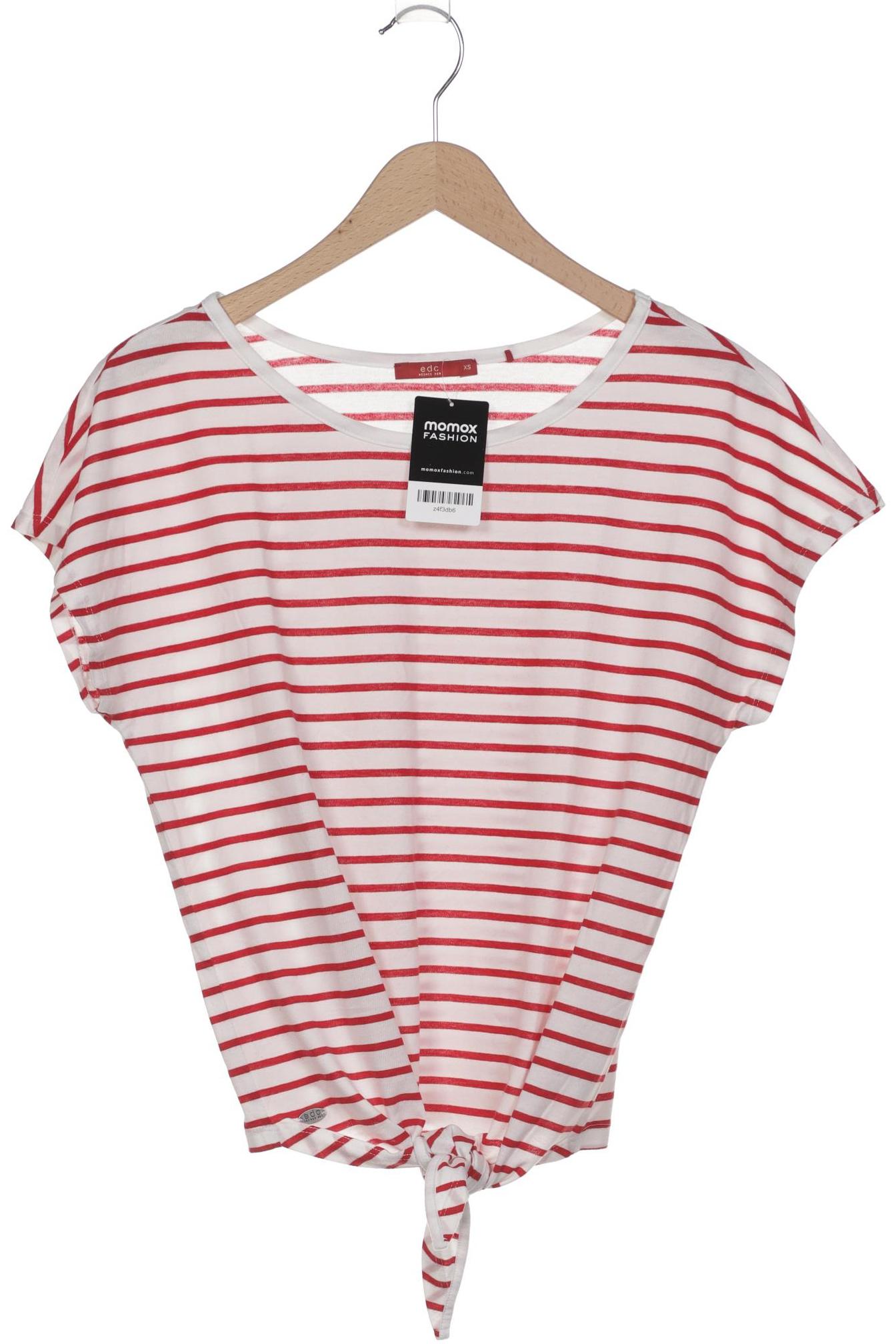 

edc by Esprit Damen T-Shirt, weiß, Gr. 34