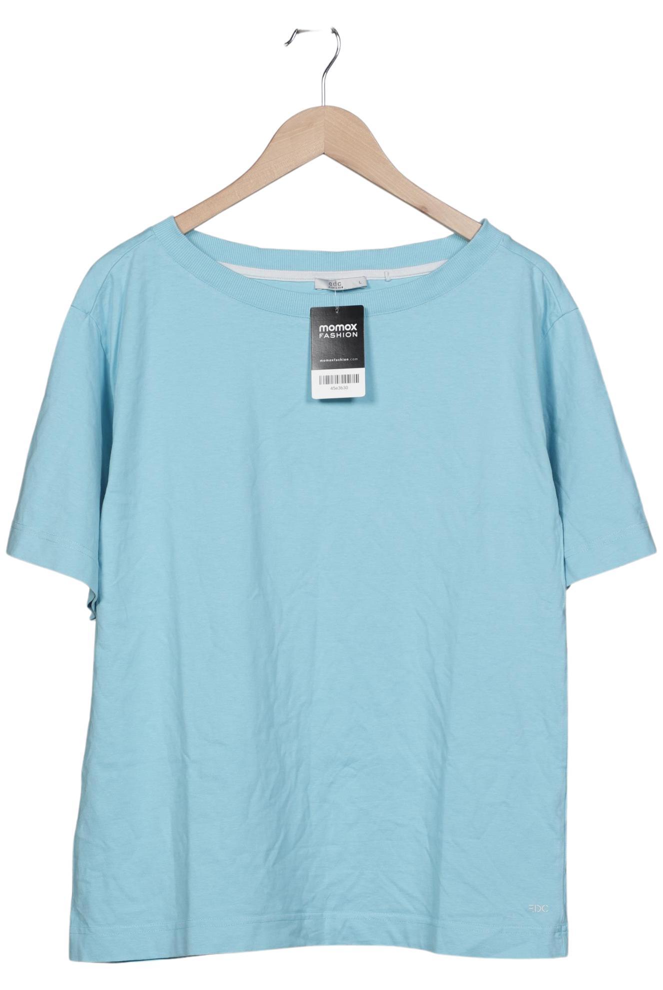 

edc by Esprit Damen T-Shirt, hellblau, Gr. 42