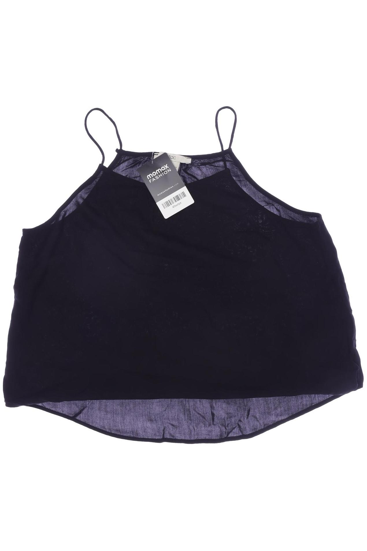 

edc by Esprit Damen Top, schwarz, Gr. 38
