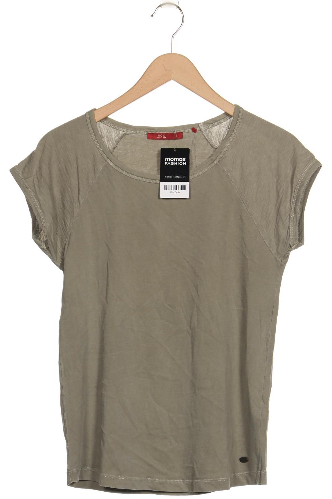 

edc by Esprit Damen T-Shirt, grün, Gr. 36