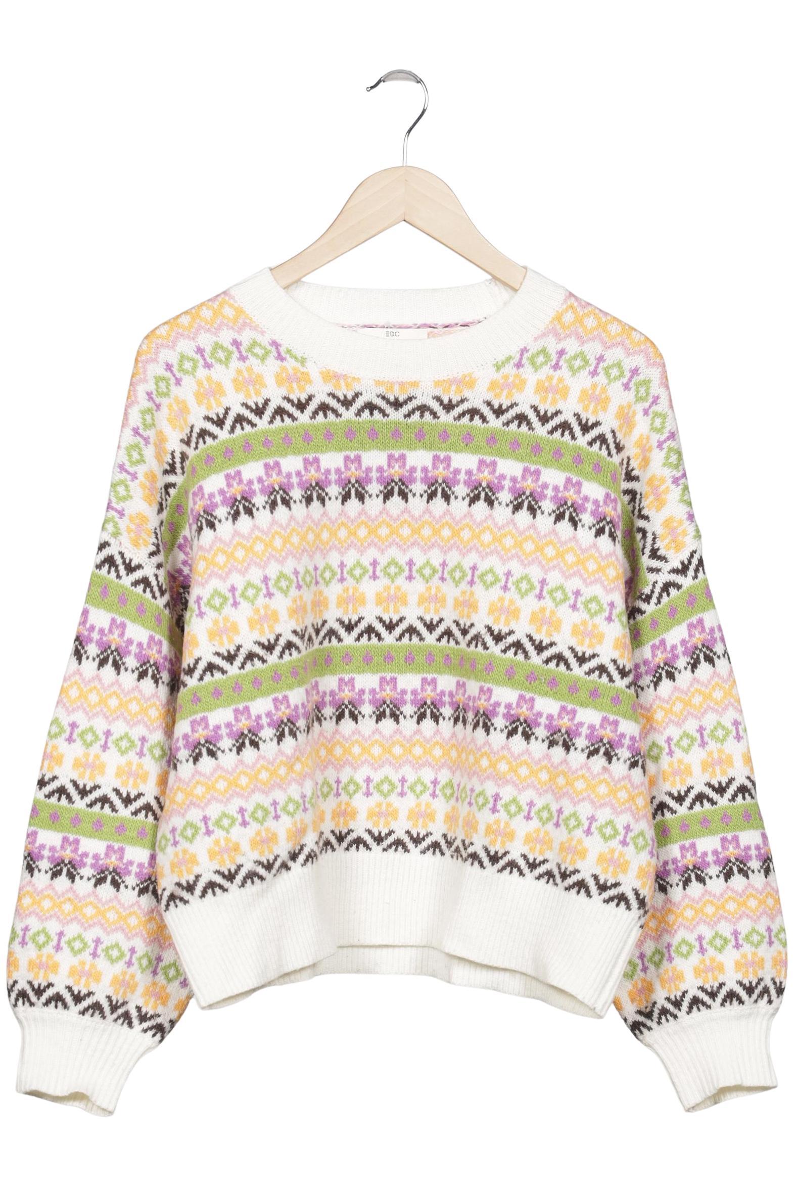 

edc by Esprit Damen Pullover, mehrfarbig, Gr. 42