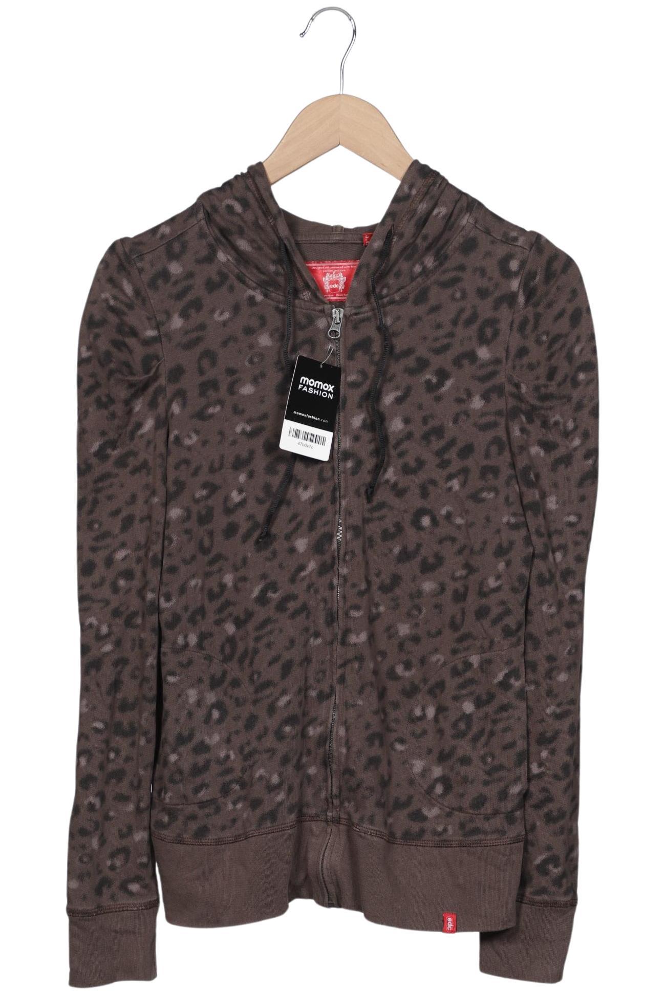 

edc by Esprit Damen Kapuzenpullover, braun, Gr. 38