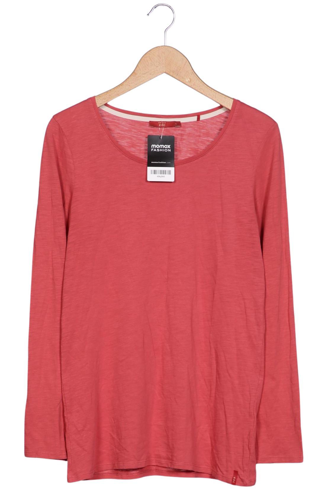 

edc by Esprit Damen Langarmshirt, rot, Gr. 42