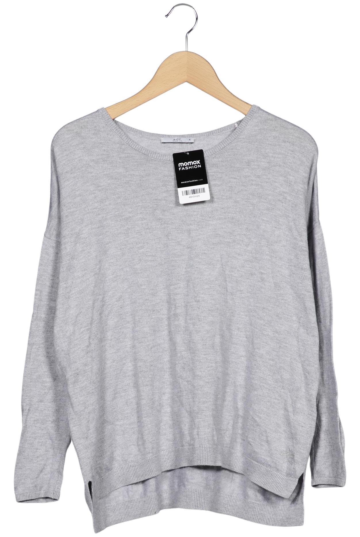 

edc by Esprit Damen Pullover, grau, Gr. 38