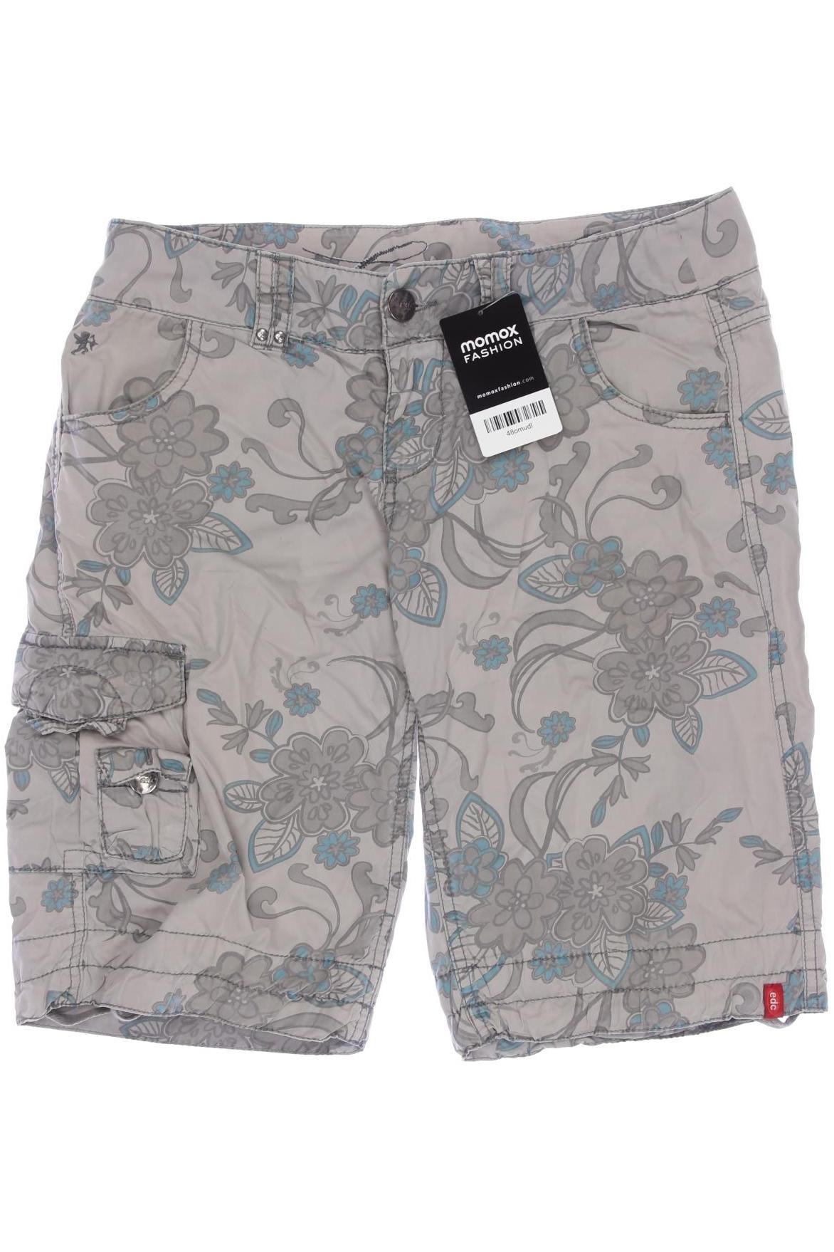 

edc by Esprit Damen Shorts, grau, Gr. 34